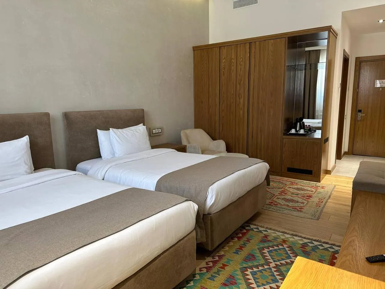 Bed in HOTEL MODERNO & Spa