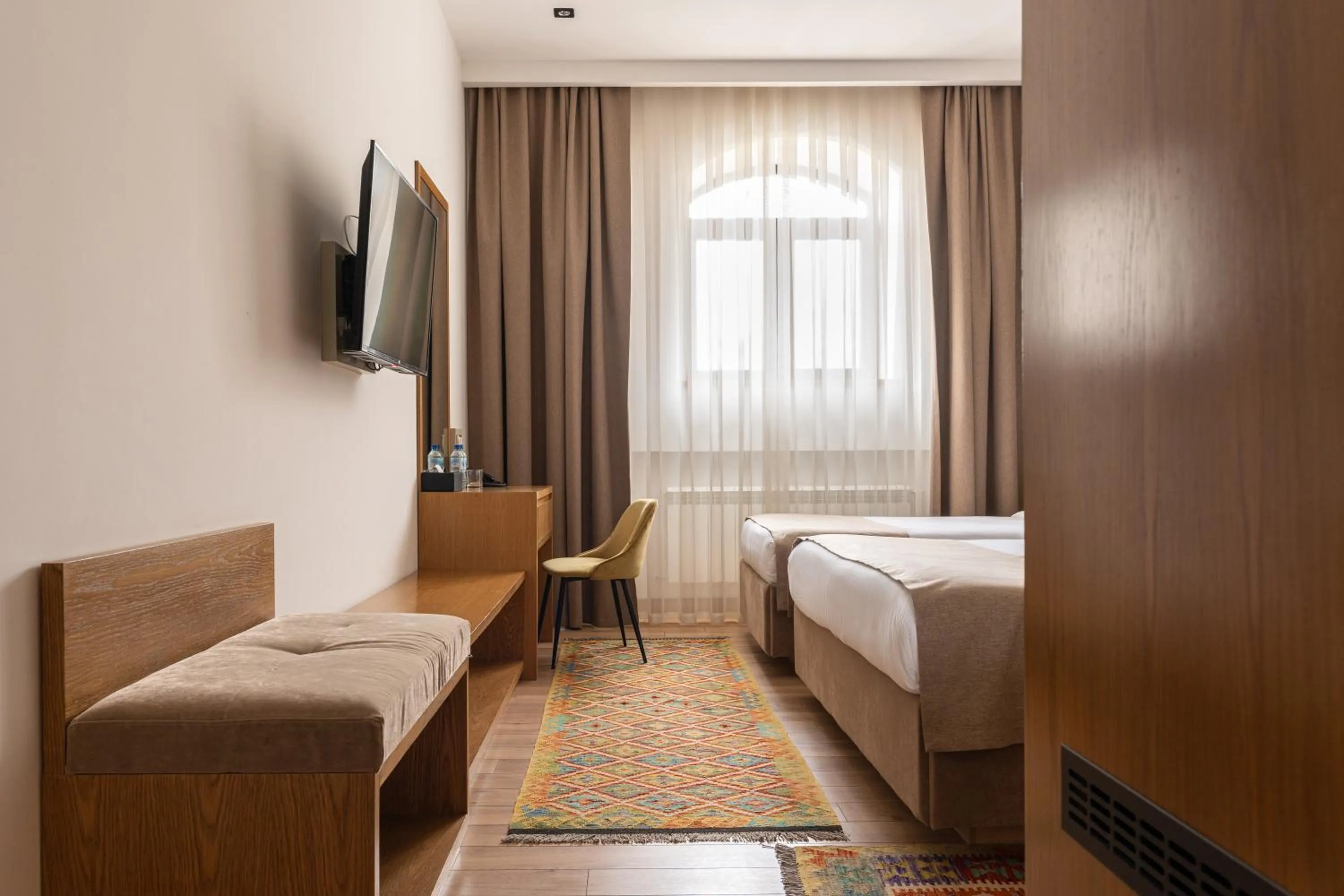 Bed in HOTEL MODERNO & Spa