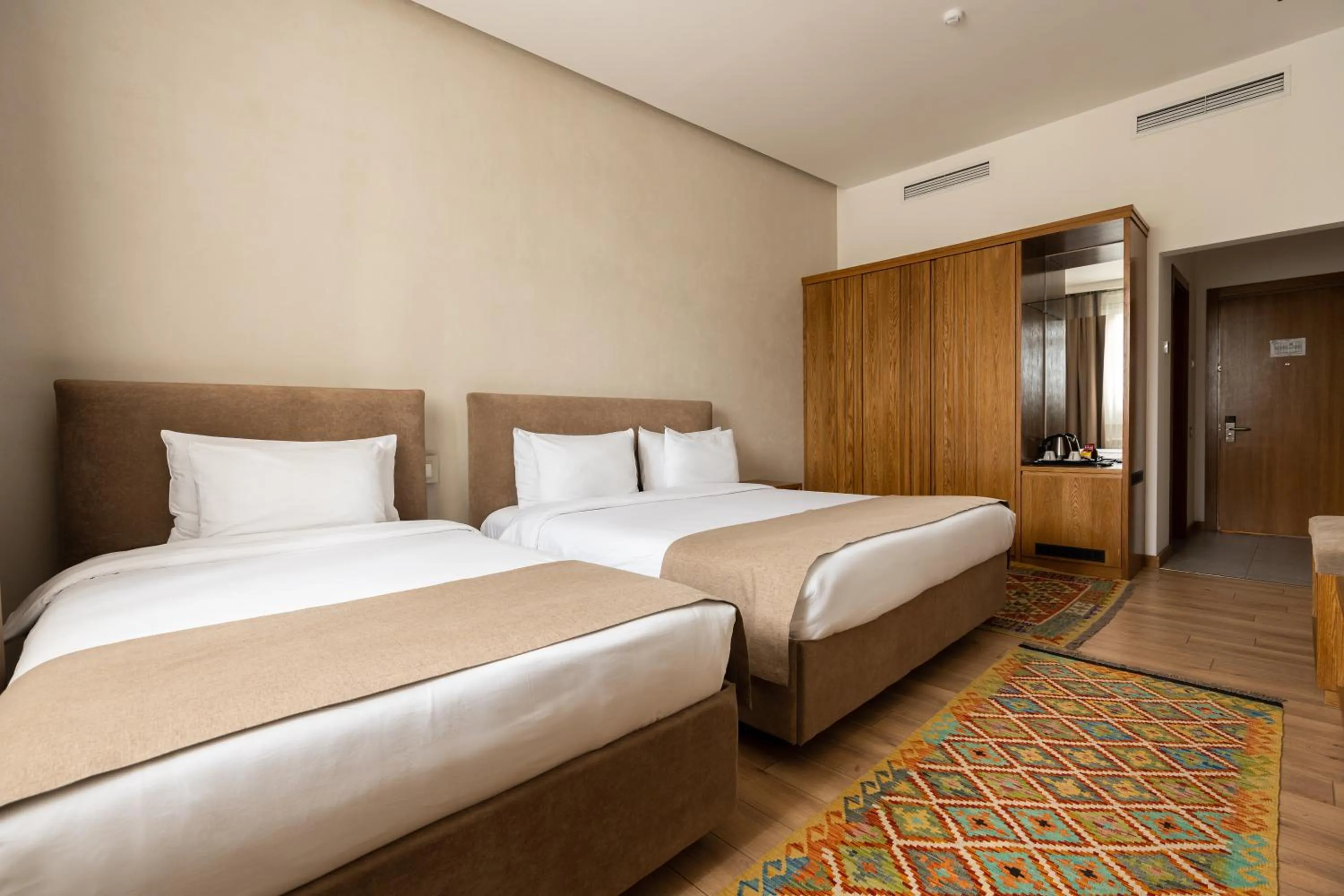 Bed in HOTEL MODERNO & Spa