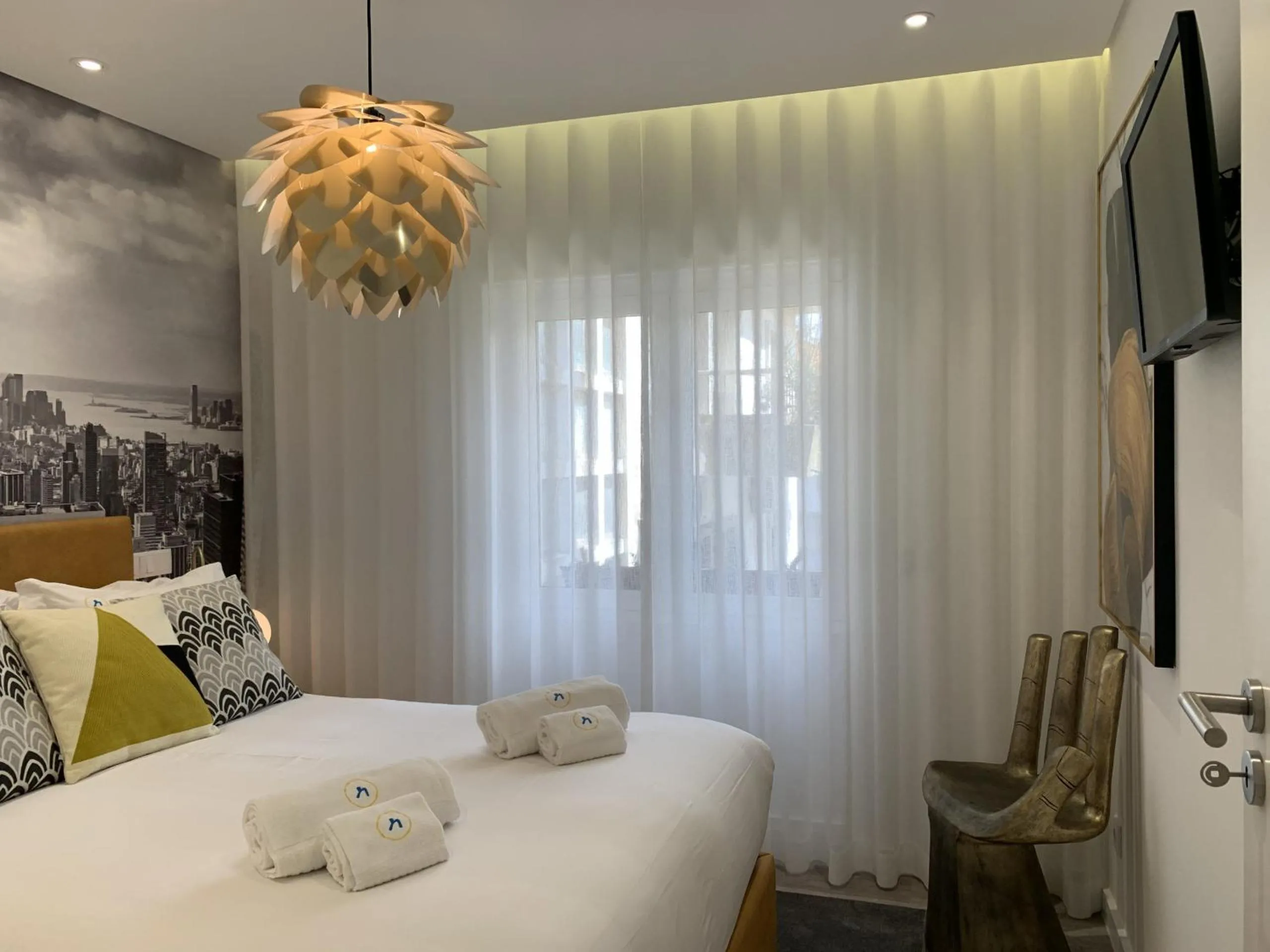 Bed in FLH Cascais Downtown Premium Apartment I