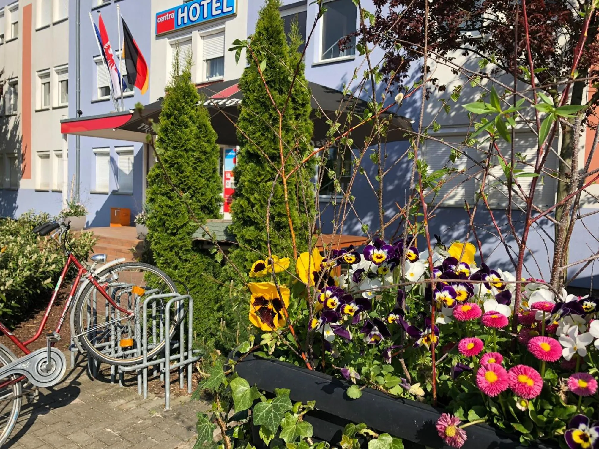 Facade/entrance in centra Hotel