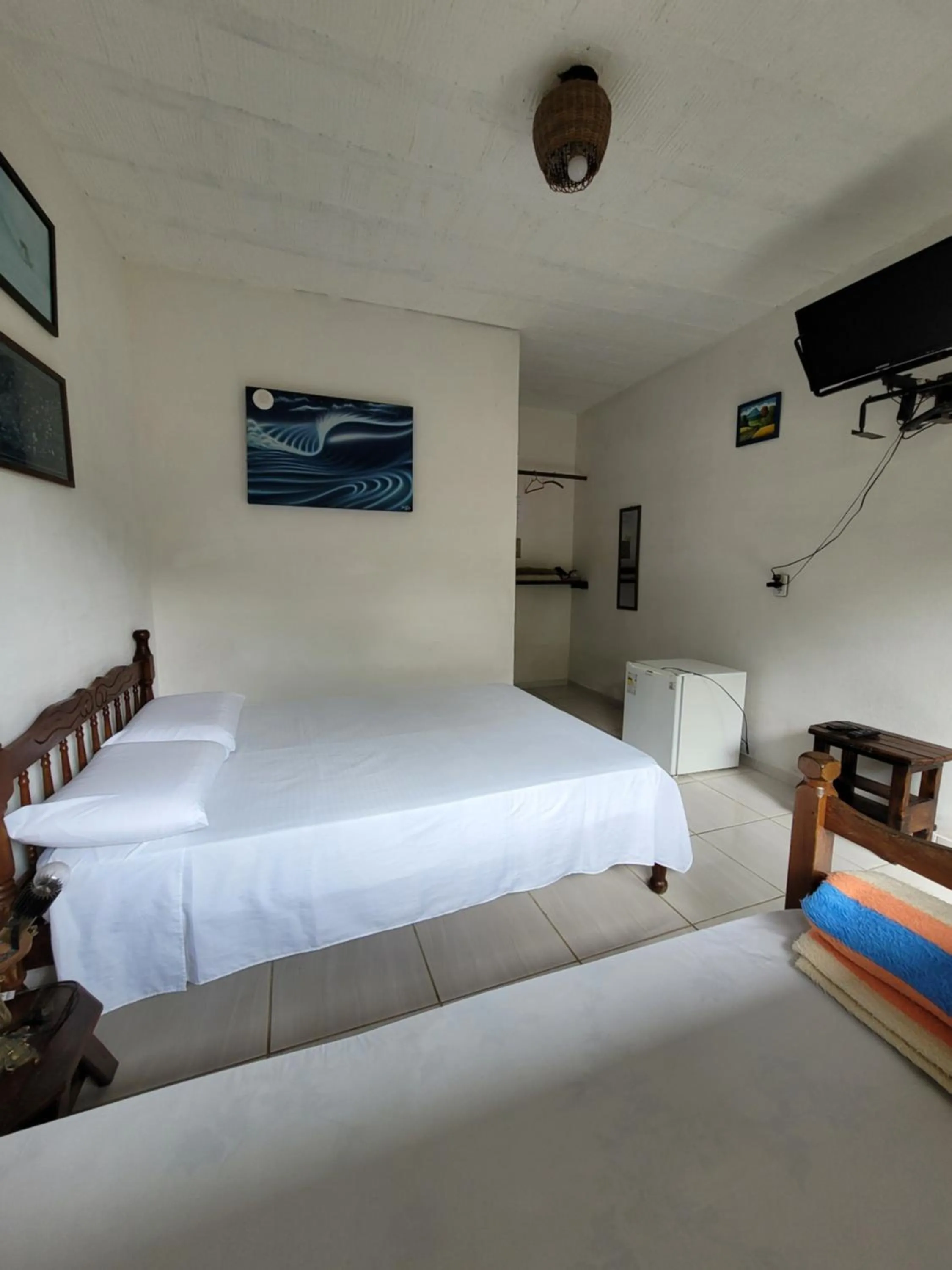 Bed in Araribé Pousada