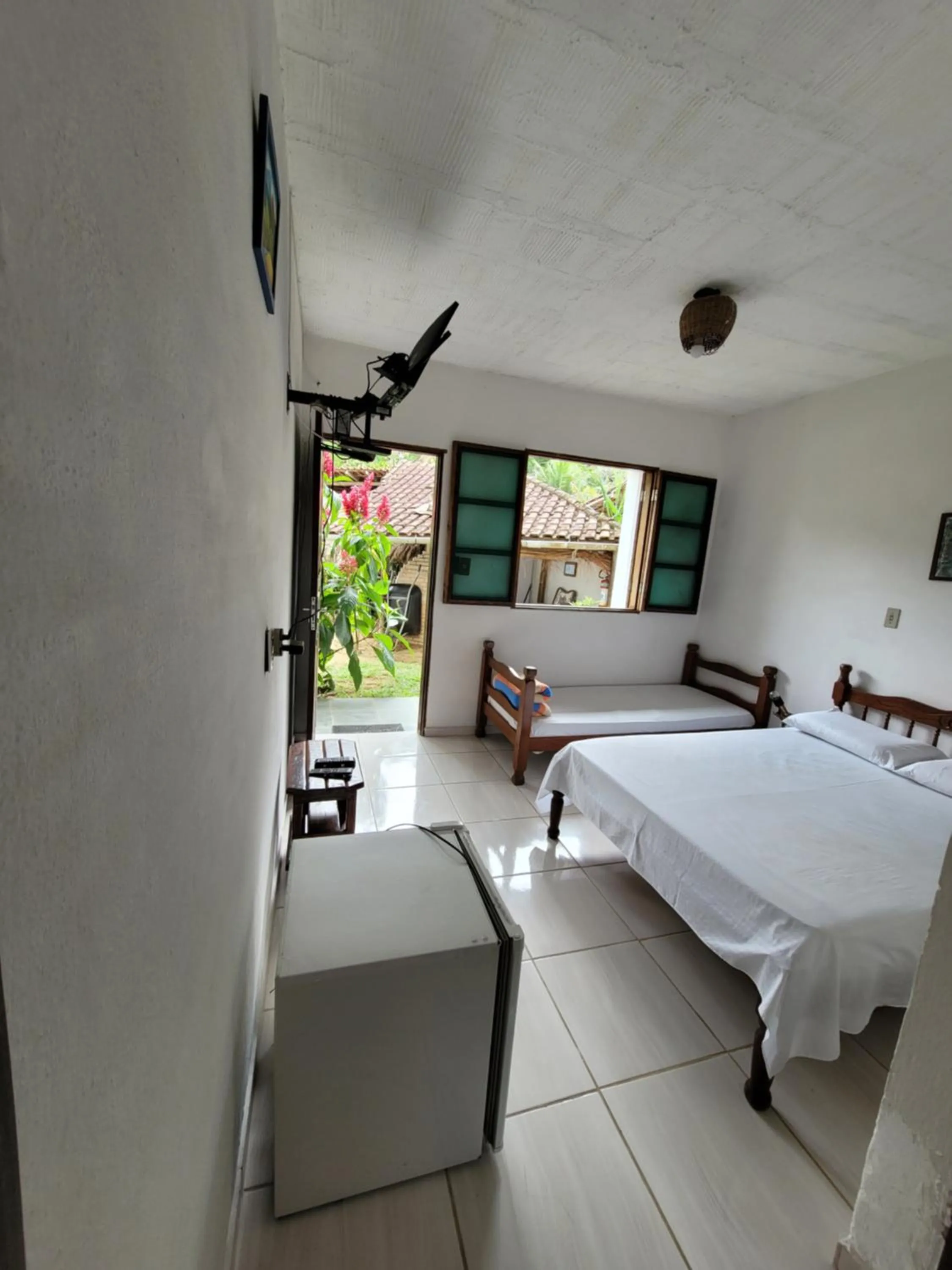 Bed in Araribé Pousada