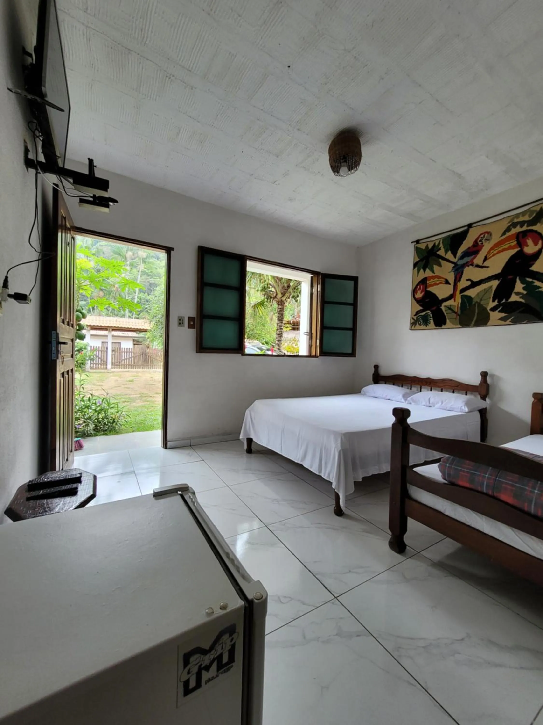 Bed in Araribé Pousada