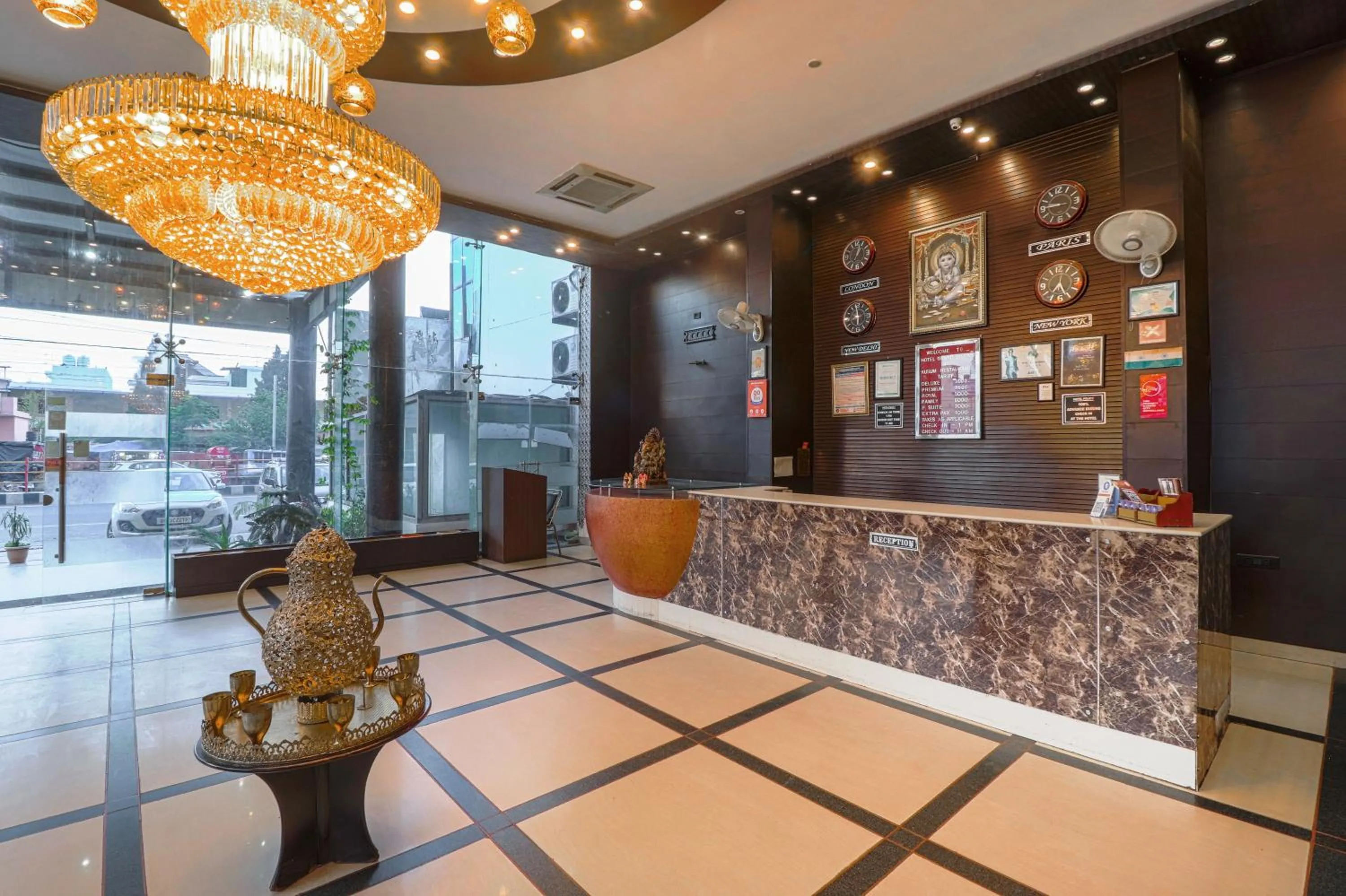 Lobby or reception in Oaktel Hotel Grand Shiva Near Ganga Ghat