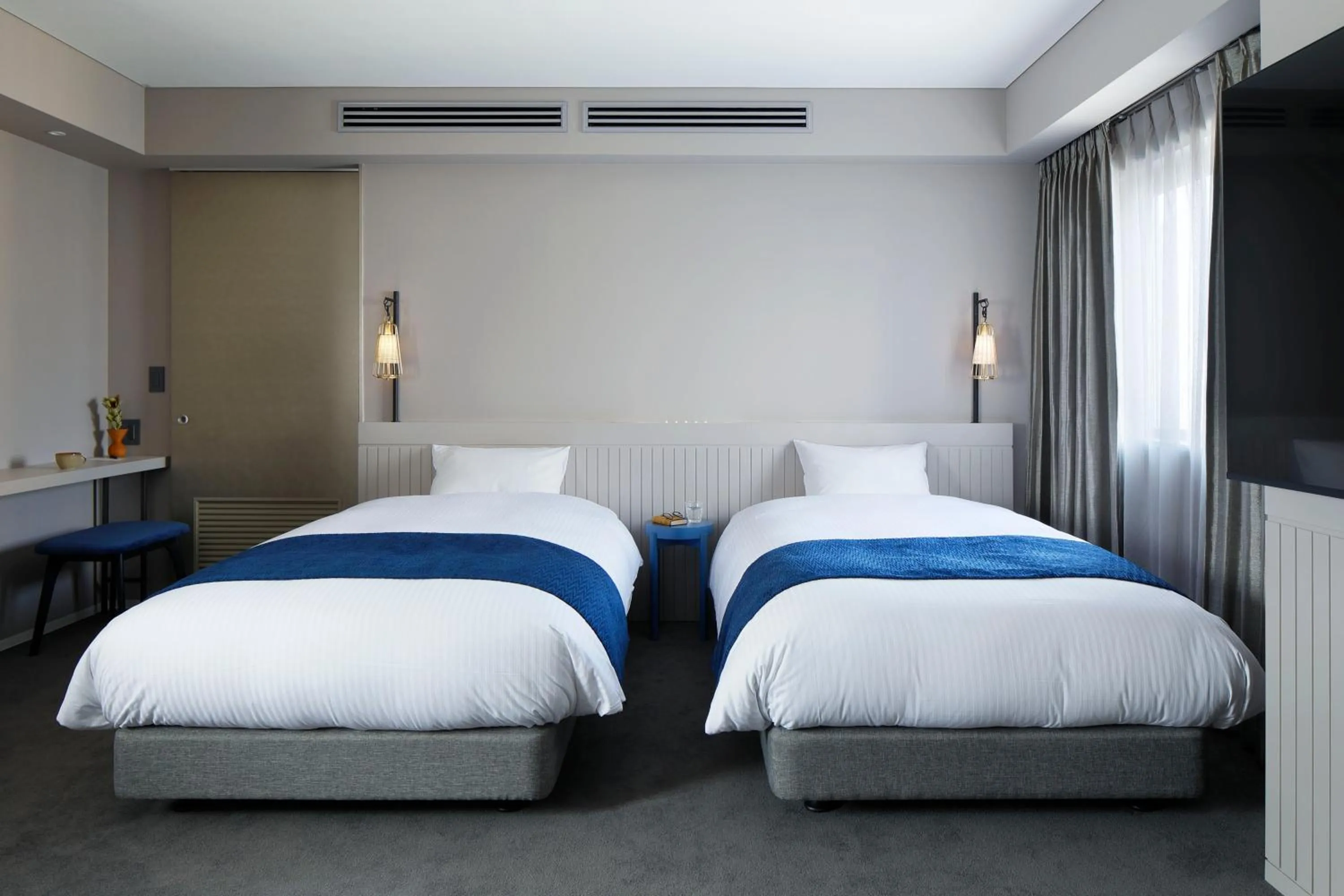 Bed in HOTEL TORIFITO KANAZAWA