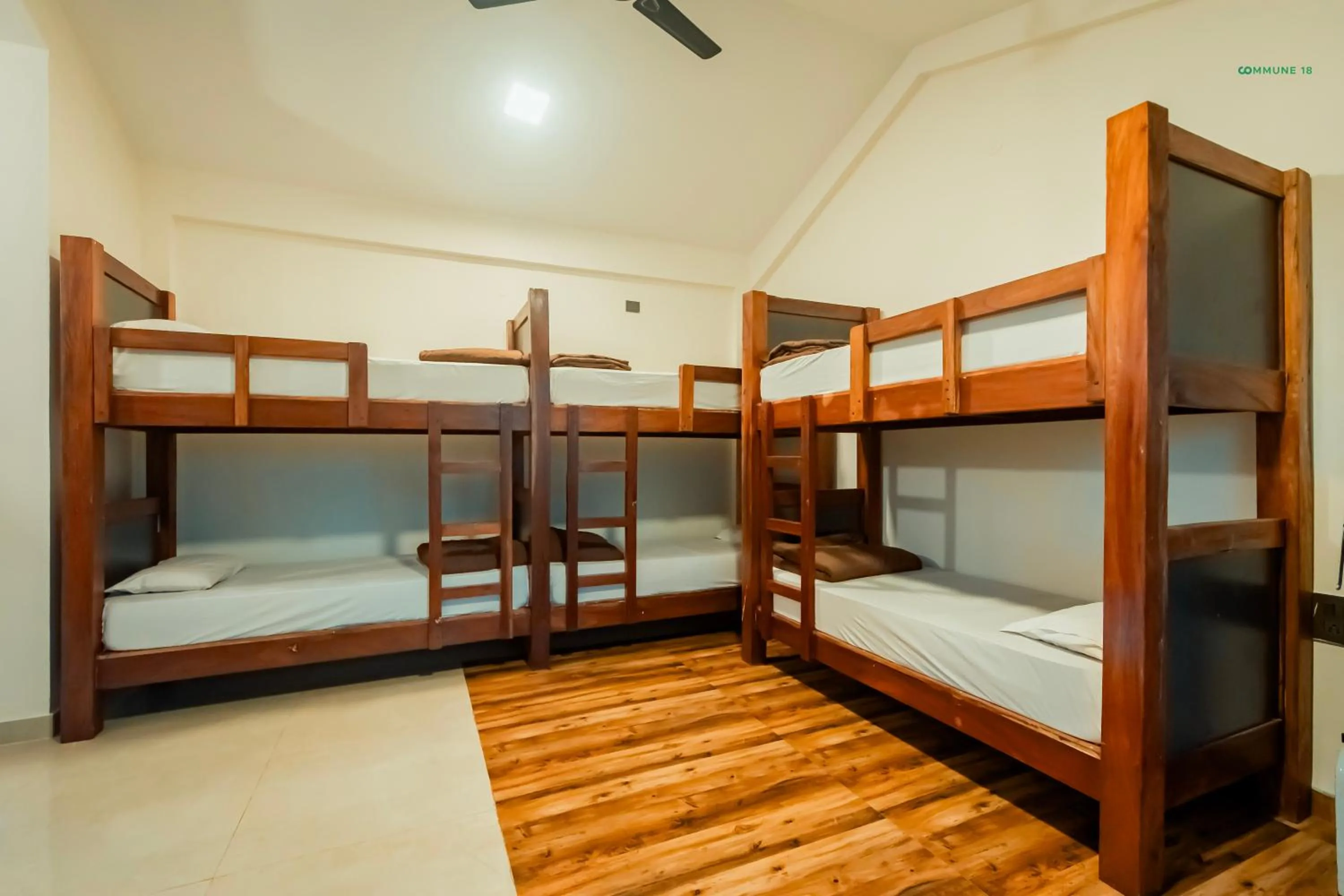 Bed in Commune18 Resort Chikmagalur