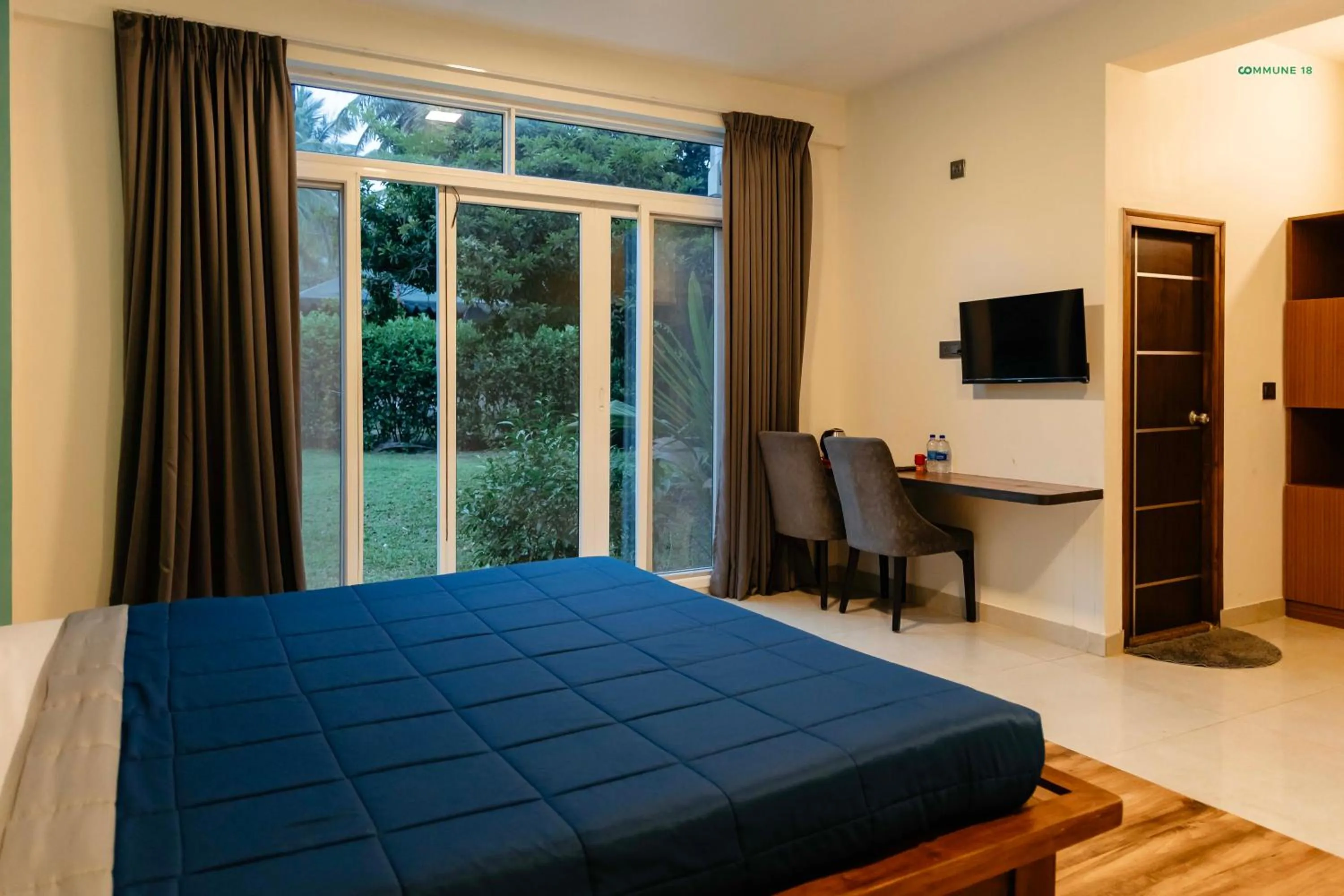 Bed in Commune18 Resort Chikmagalur