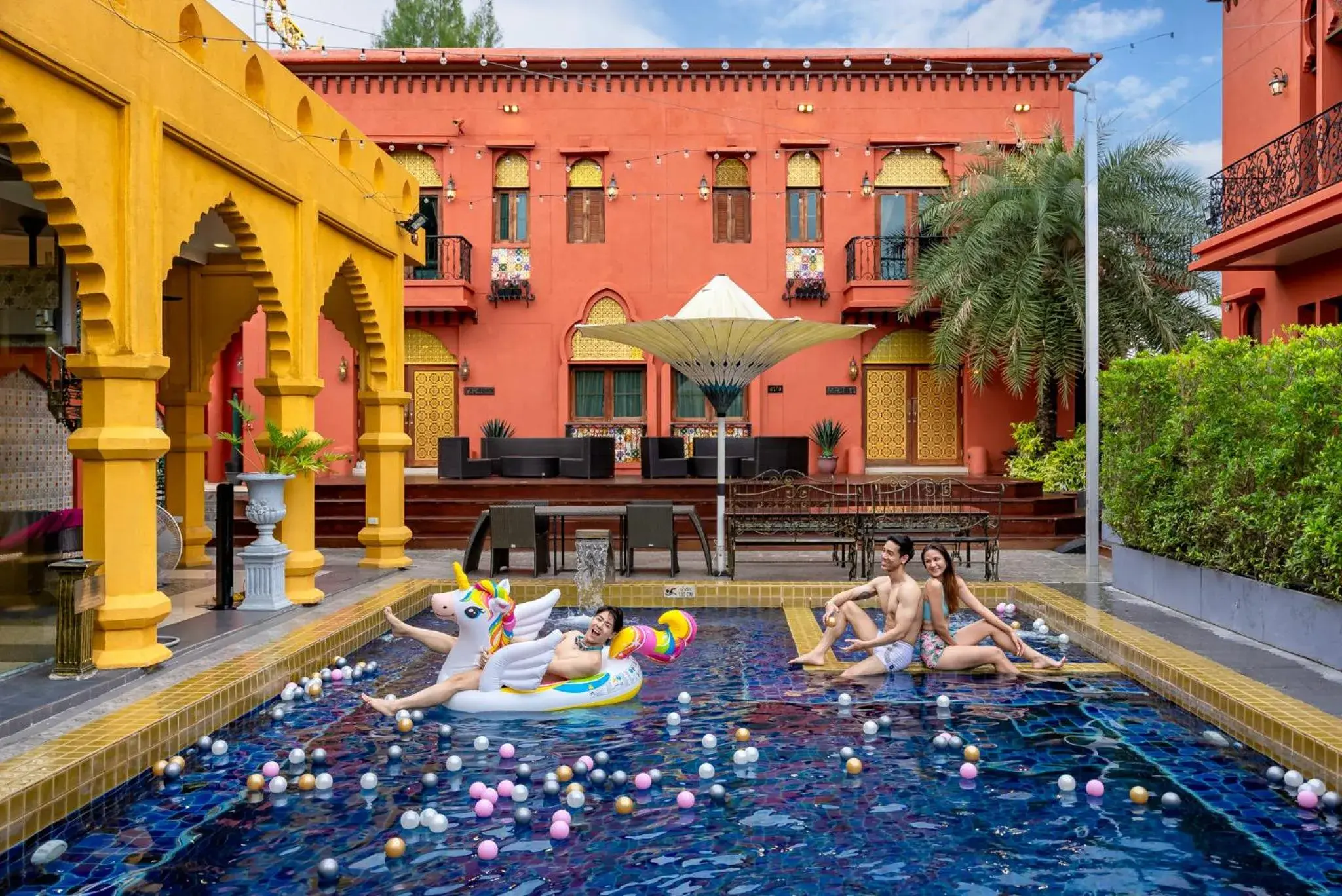 Morocco 2 Pool Villa (4 Bedroom, 8 Kingbed) in The Air Khaoyai Hotel Morocco 2 Pool Villa (4 Bedroom, 8 Kingbed) in The Air Khaoyai Hotel