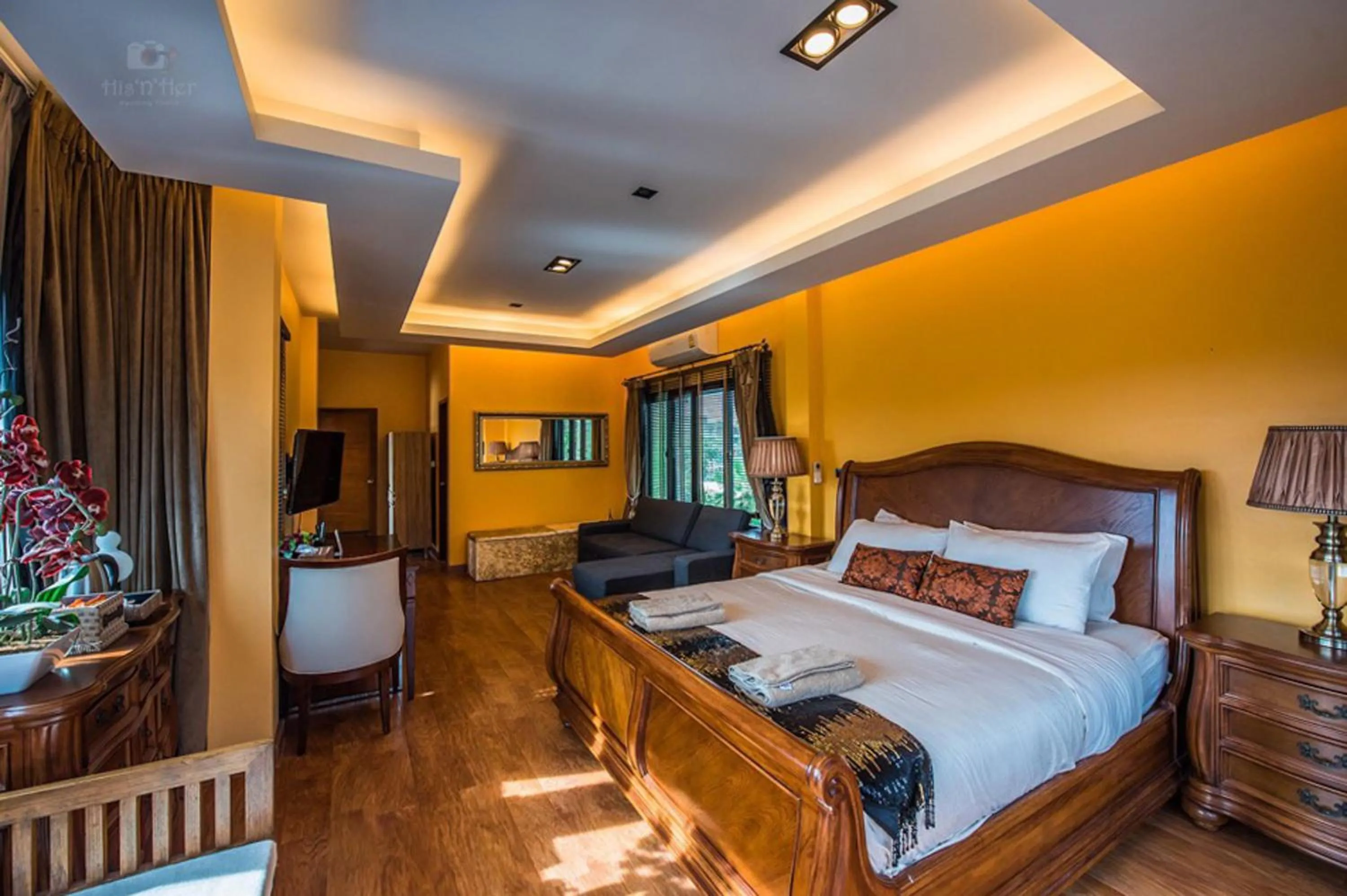 Bed in The Air Khaoyai Hotel