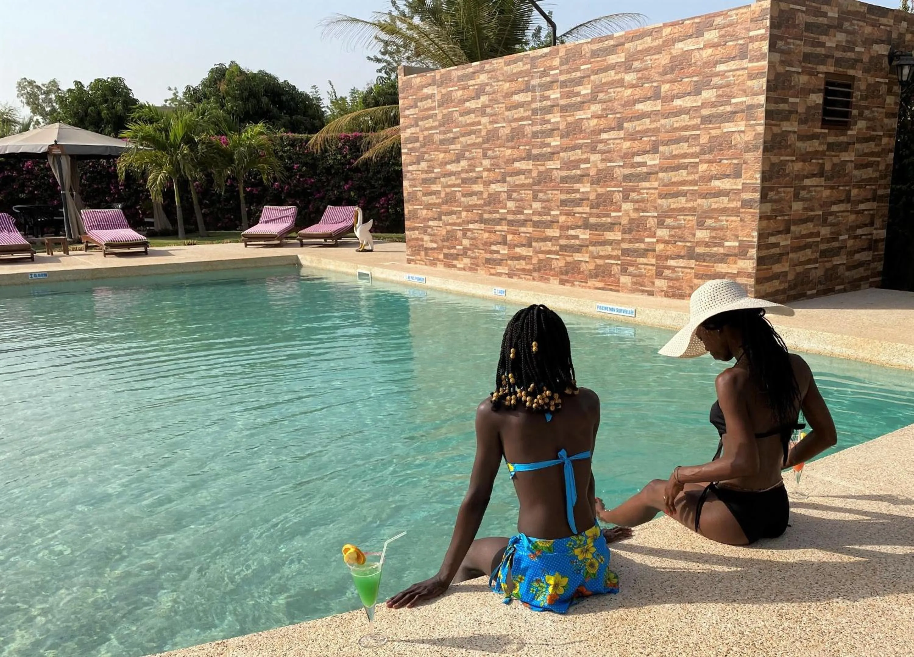 Swimming pool in Hôtel La Belle Etoile & SPA