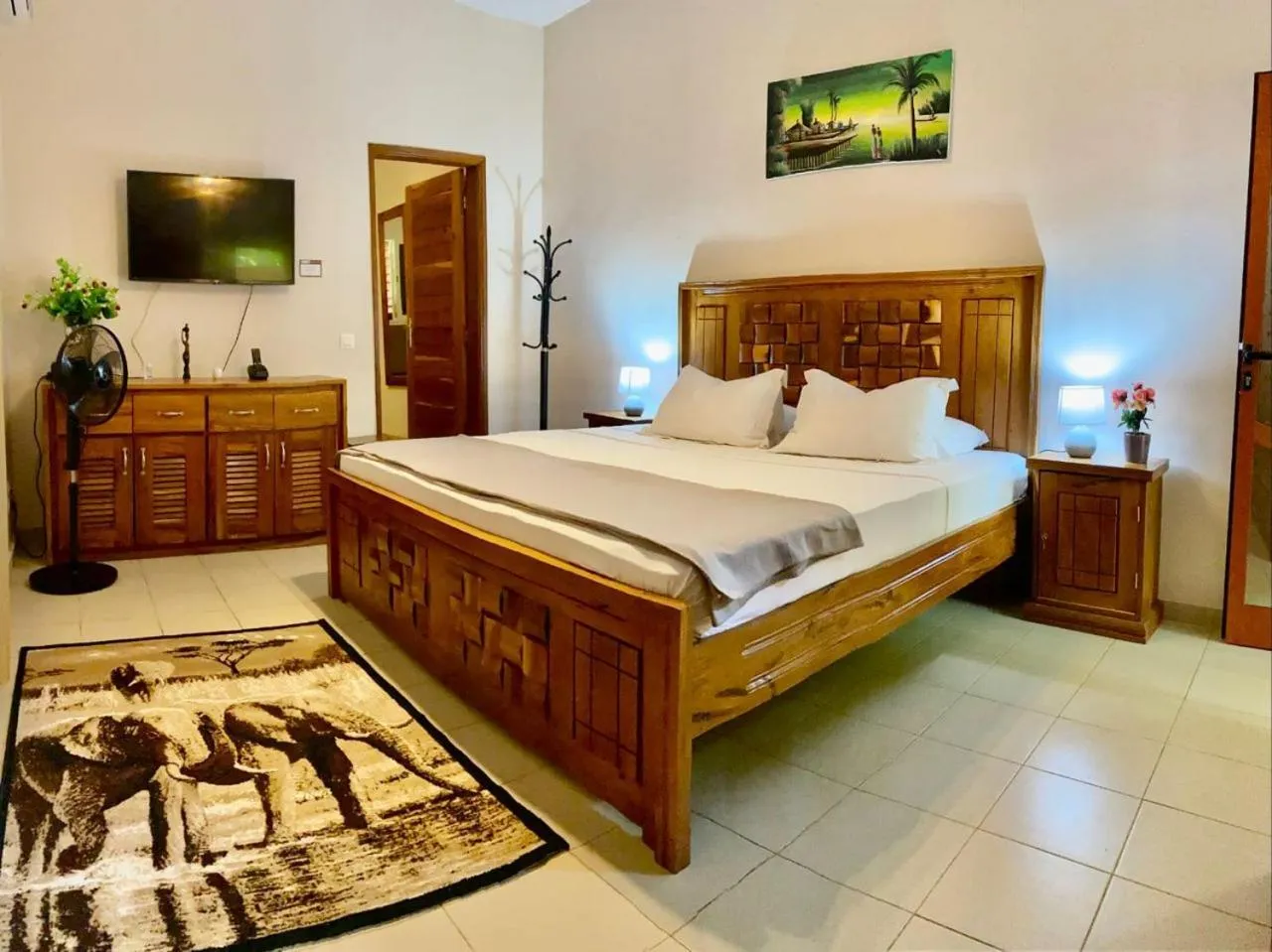 Bed in Hôtel La Belle Etoile & SPA