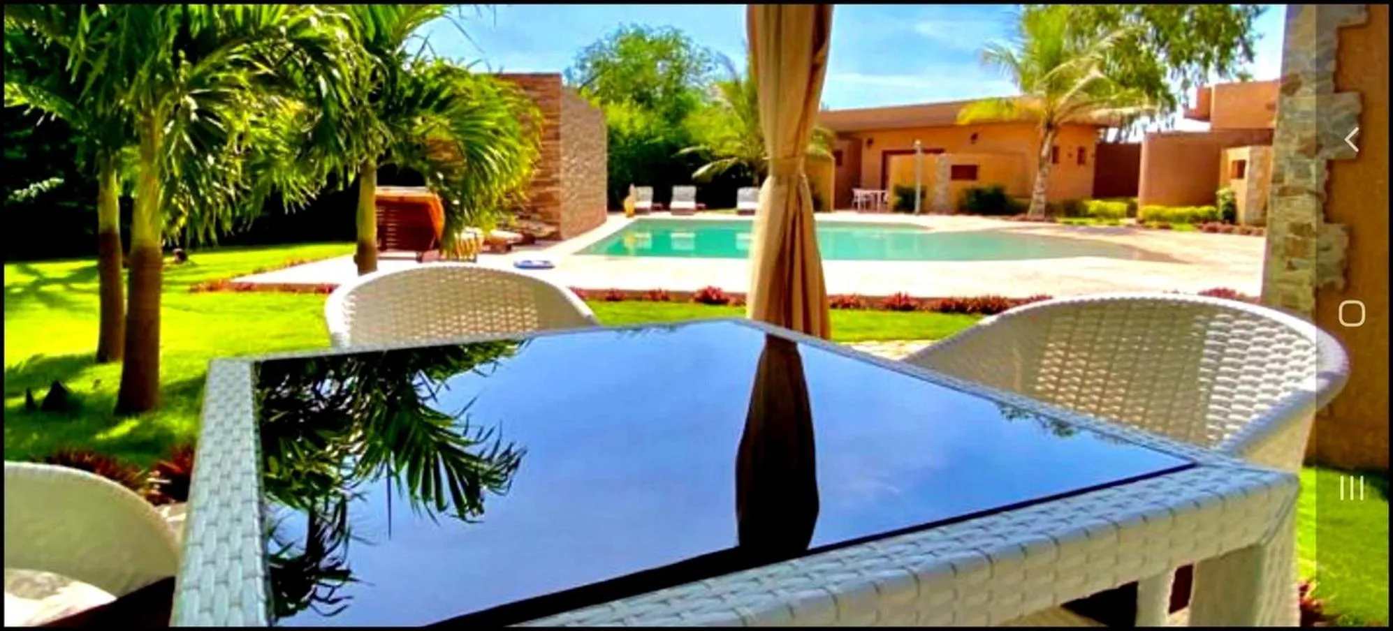 Swimming pool in Hôtel La Belle Etoile & SPA