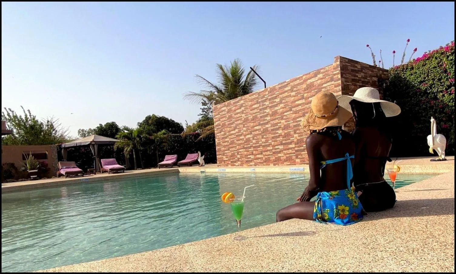 Swimming pool in Hôtel La Belle Etoile & SPA