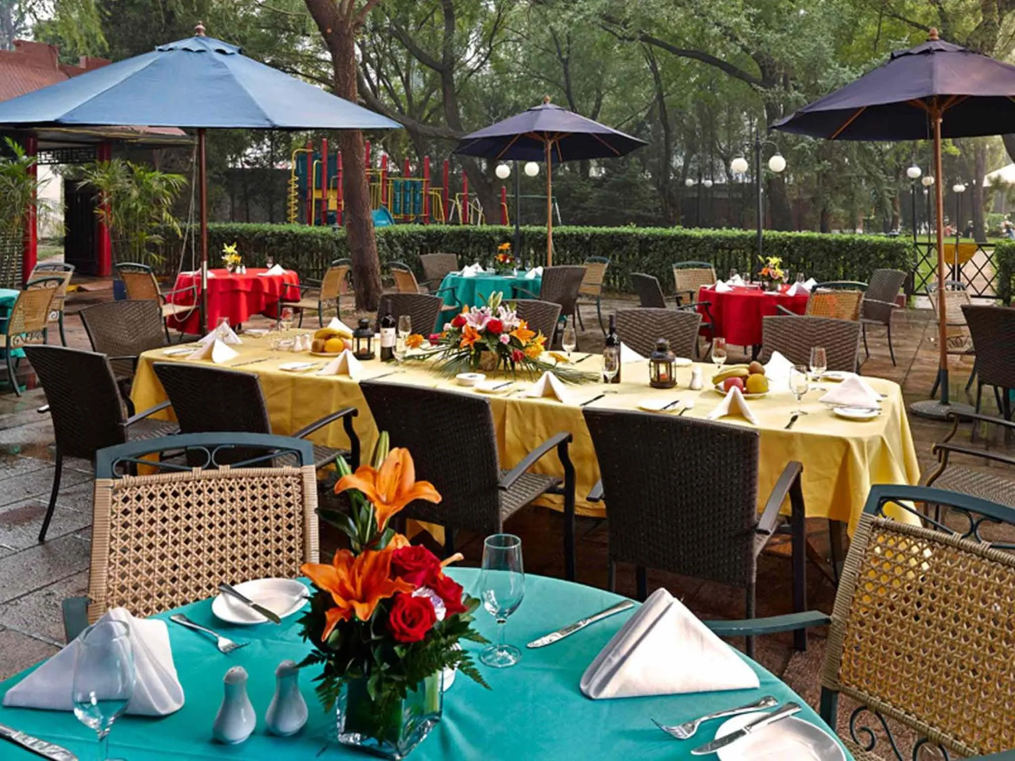 Garden in CITIC Hotel Beijing Airport