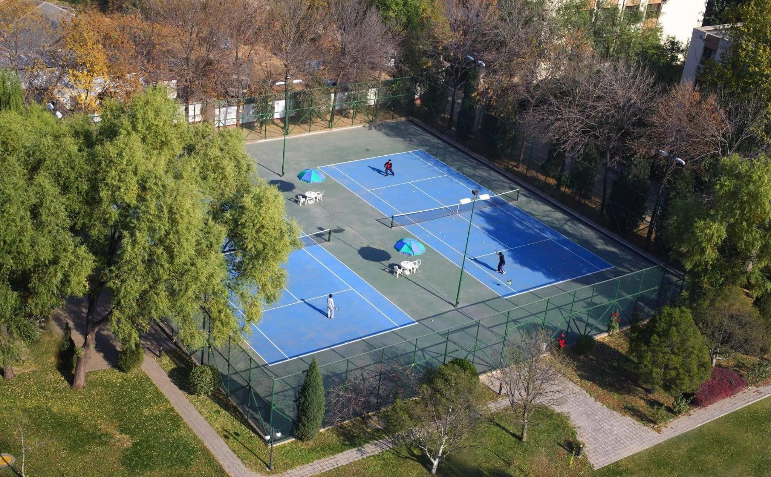 Tennis court in CITIC Hotel Beijing Airport