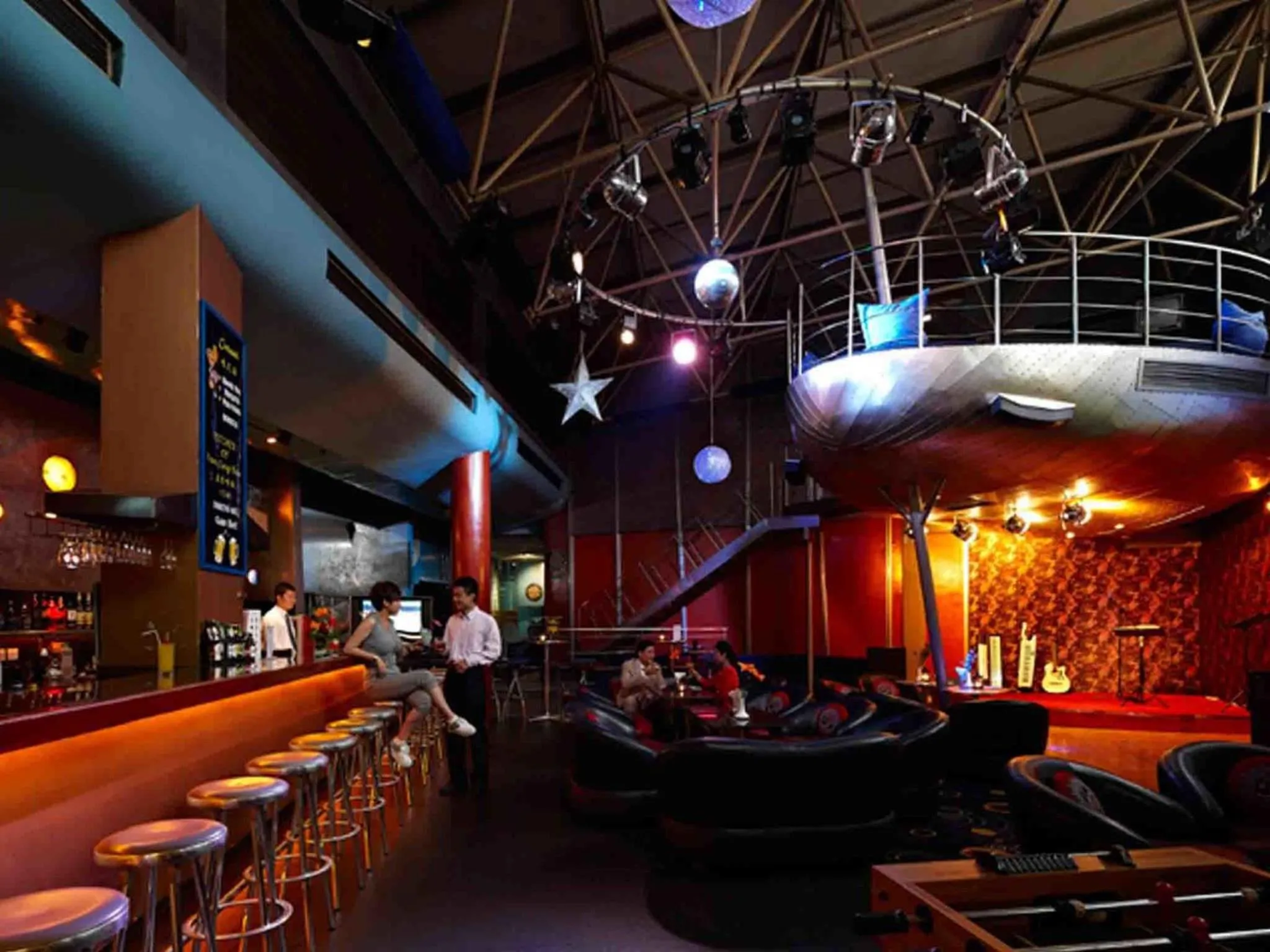 Lounge or bar in CITIC Hotel Beijing Airport