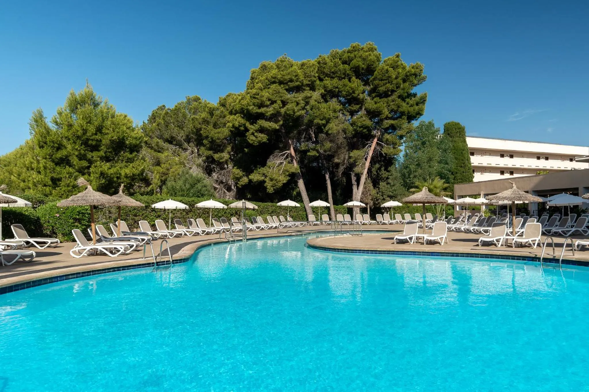 Swimming pool in tent Palmanova