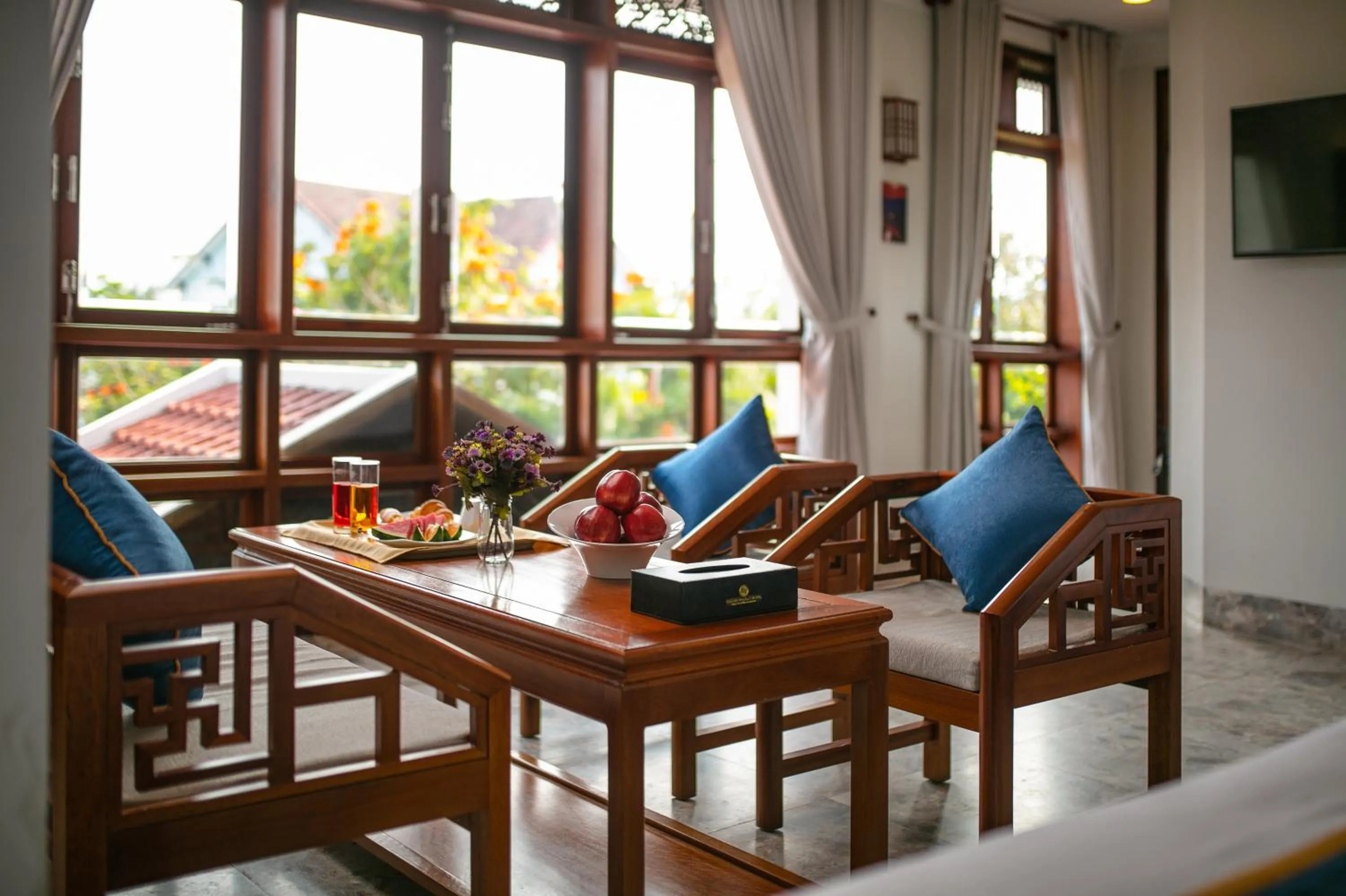 Seating area in Hoi An Riverside Villas & Apartments
