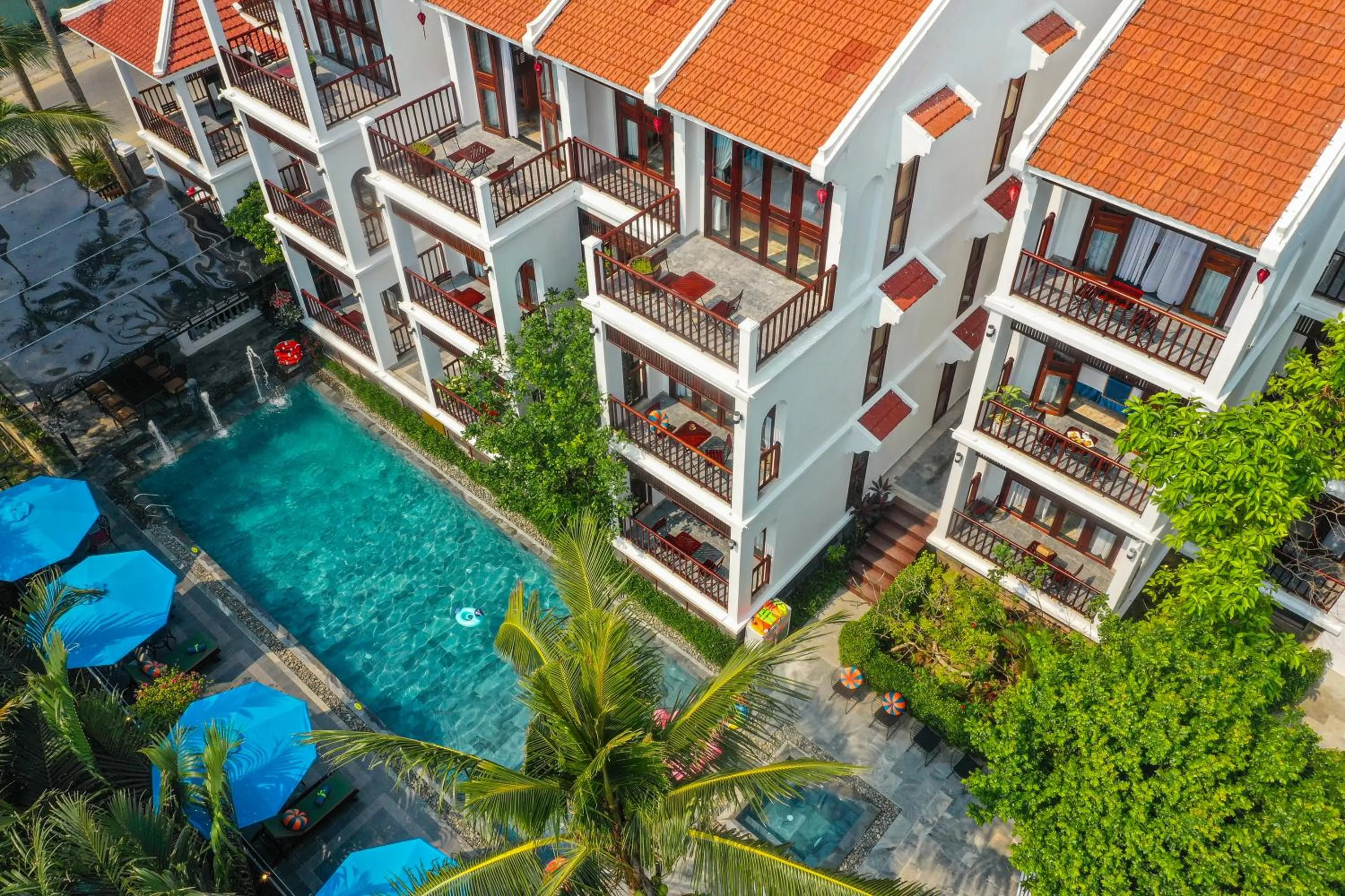 Pool view in Hoi An Riverside Villas & Apartments