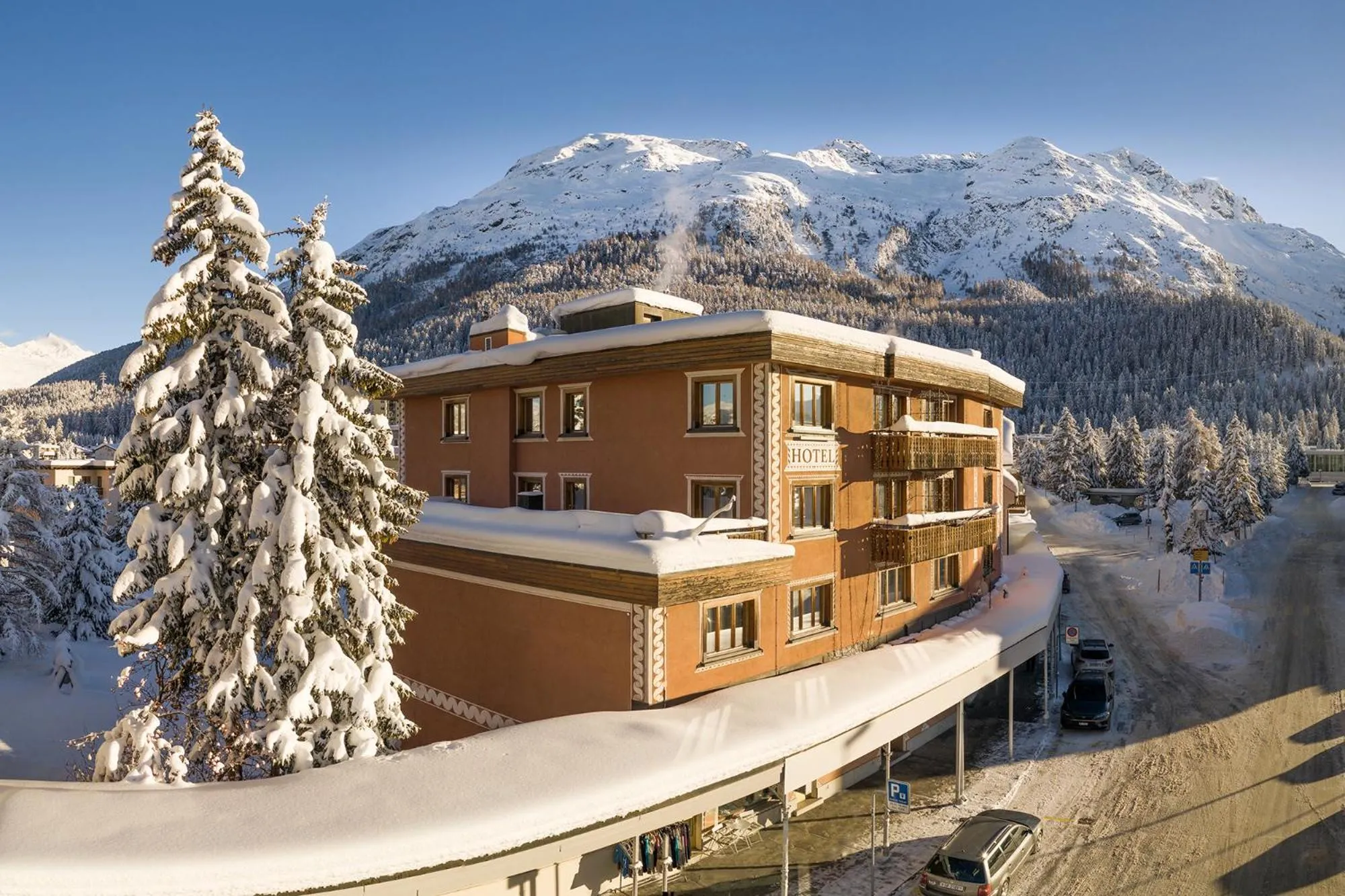 Property building in Hotel Corvatsch - Web Check-in