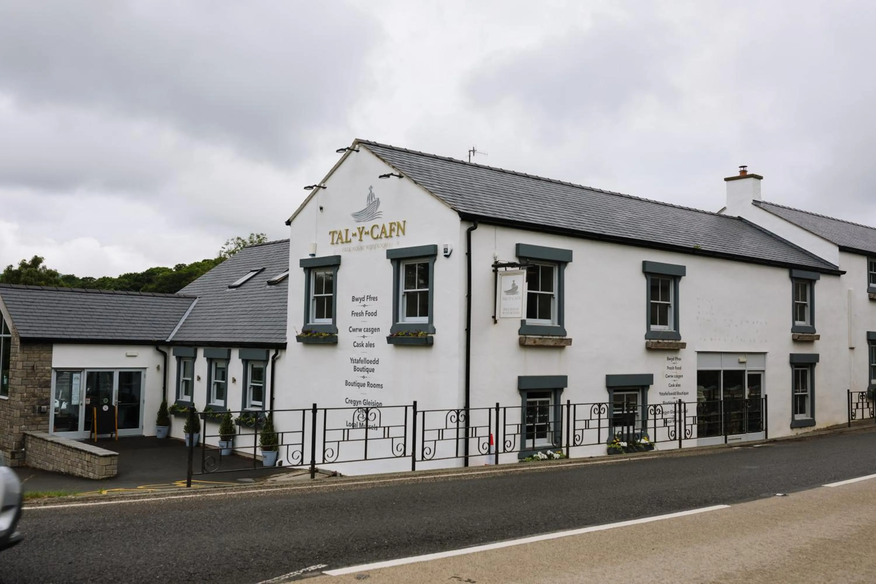 Property Building in The Tal-Y-Cafn Hotel