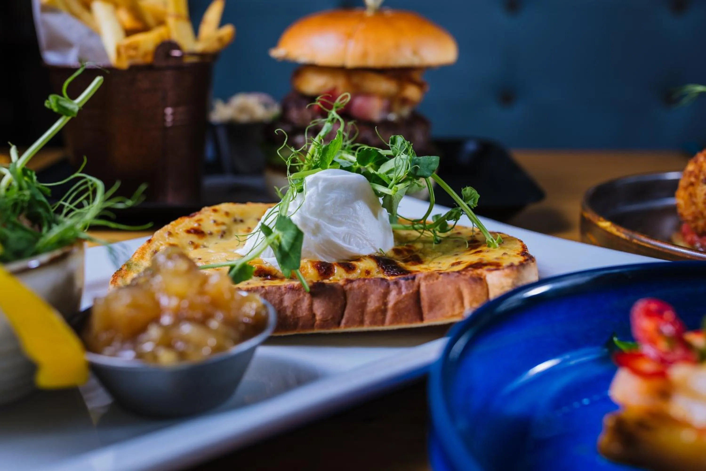 Food in The Tal-Y-Cafn Hotel