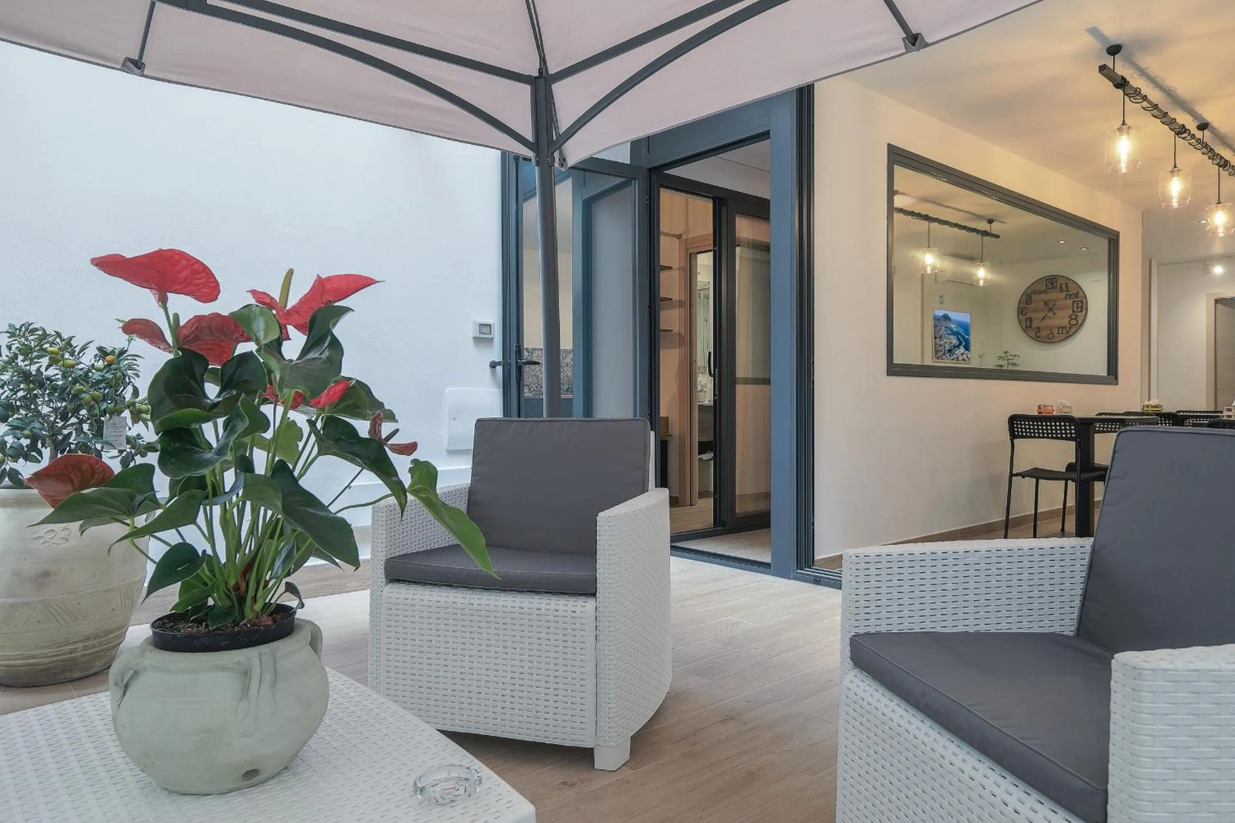 Patio in Meridiana B&B