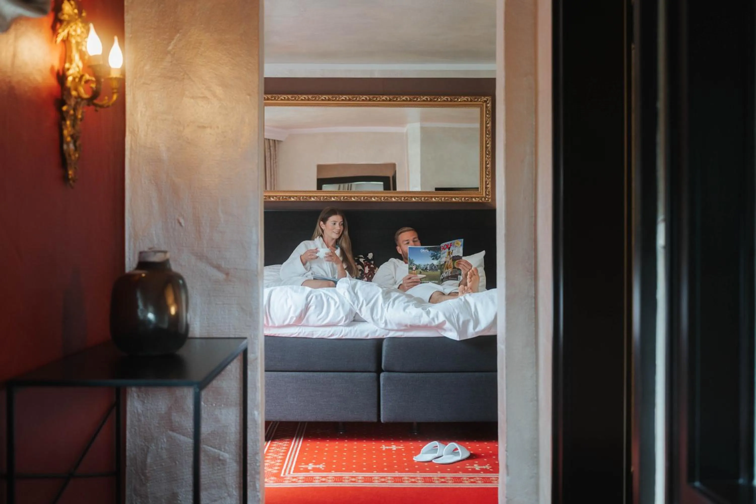 Bedroom, Bed in Alpin & Wellness Resort Ludwig Royal