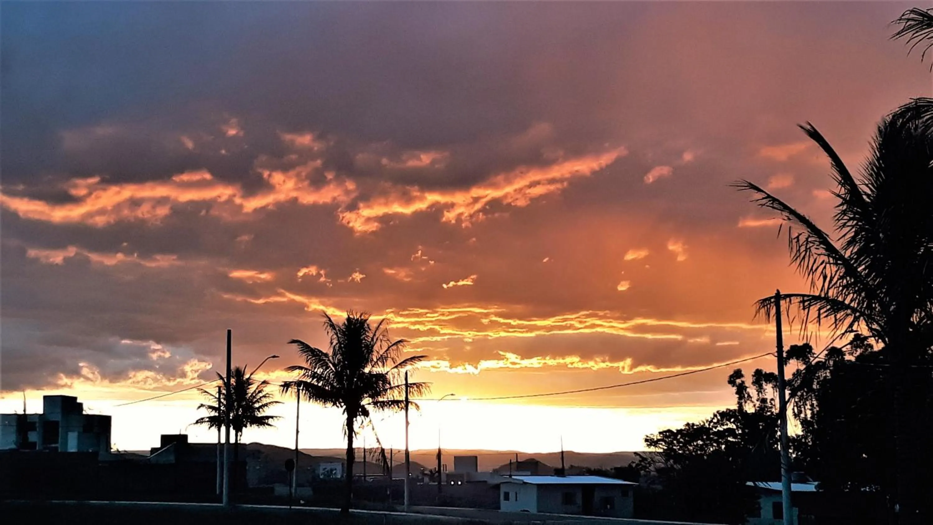 Sunset in Pousada Pérola Mineira