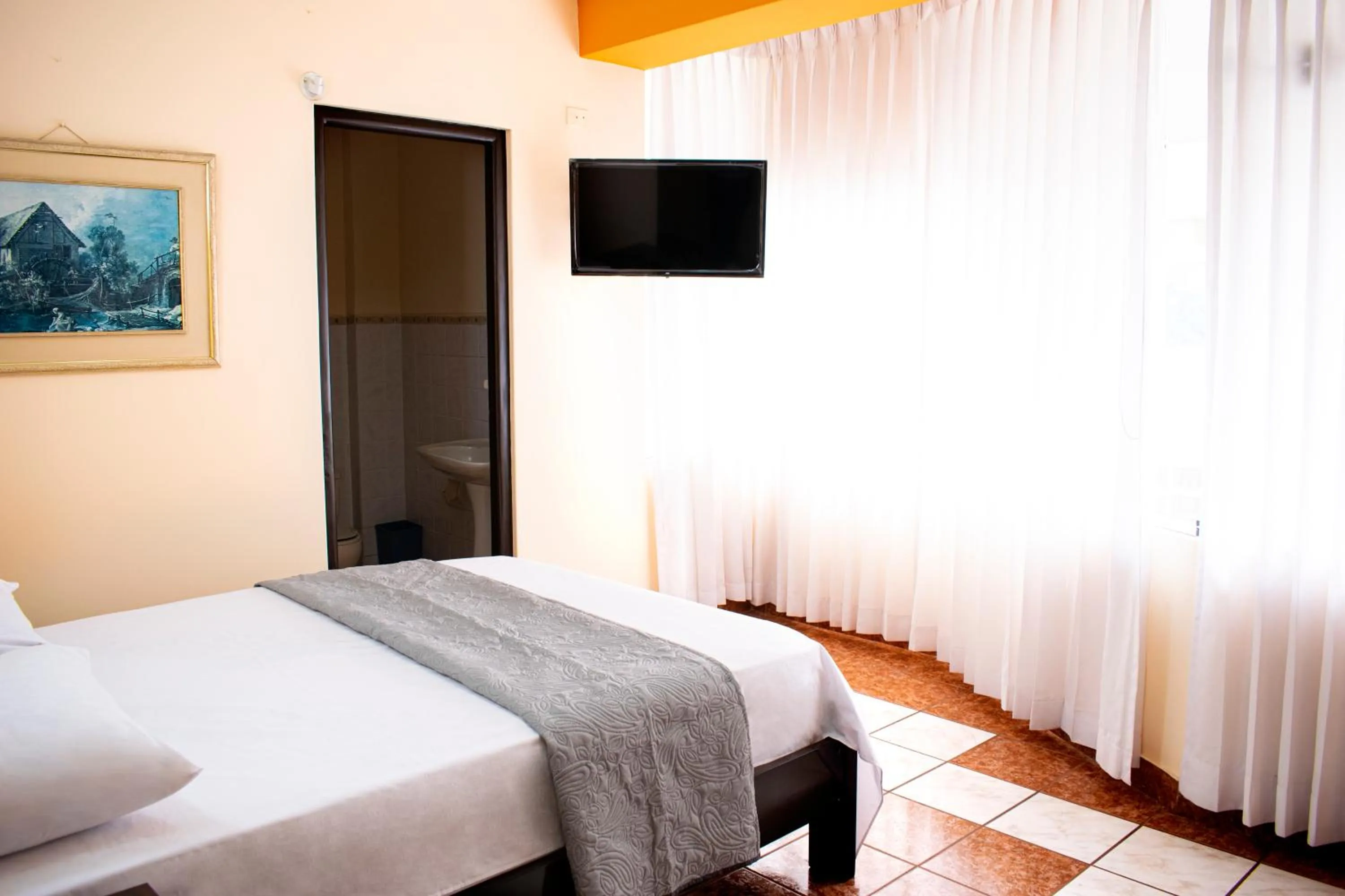 Bed in Zentrico Hotel