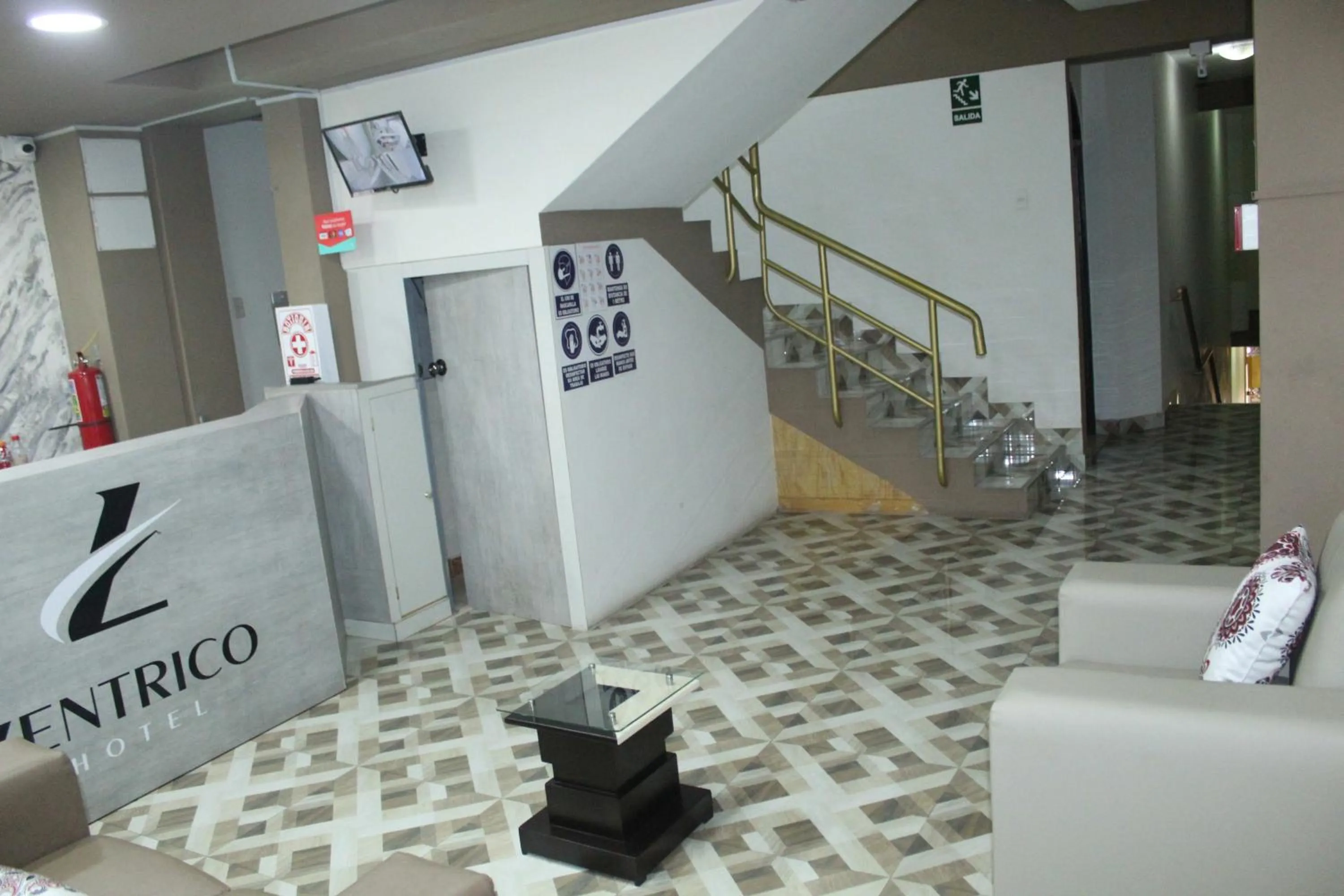 Lobby or reception in Zentrico Hotel