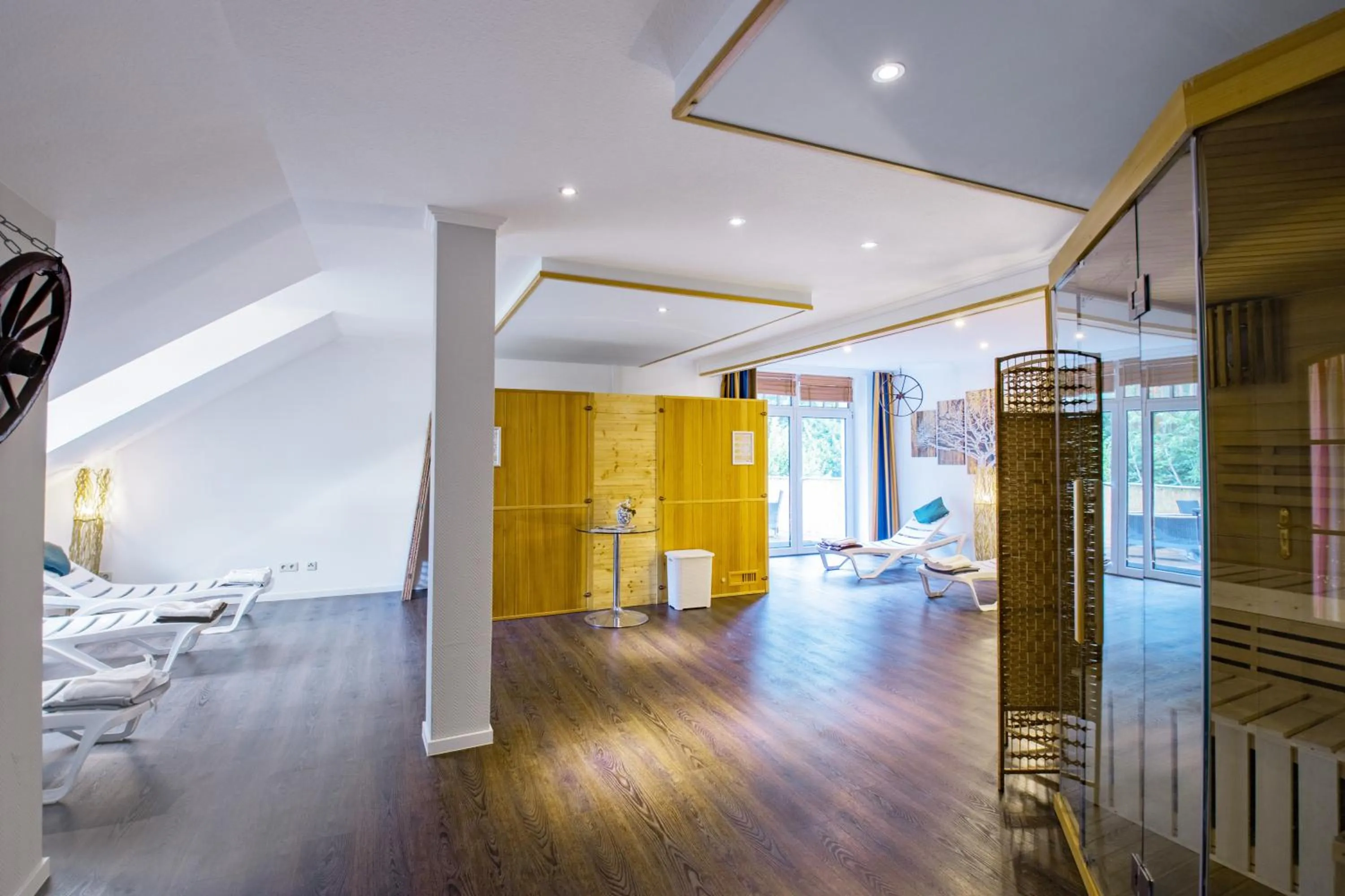 Sauna in Ferien Hotel Fläming