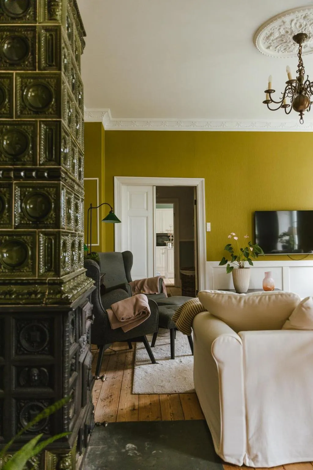 Communal lounge/ TV room in Lindegaarden Kollund