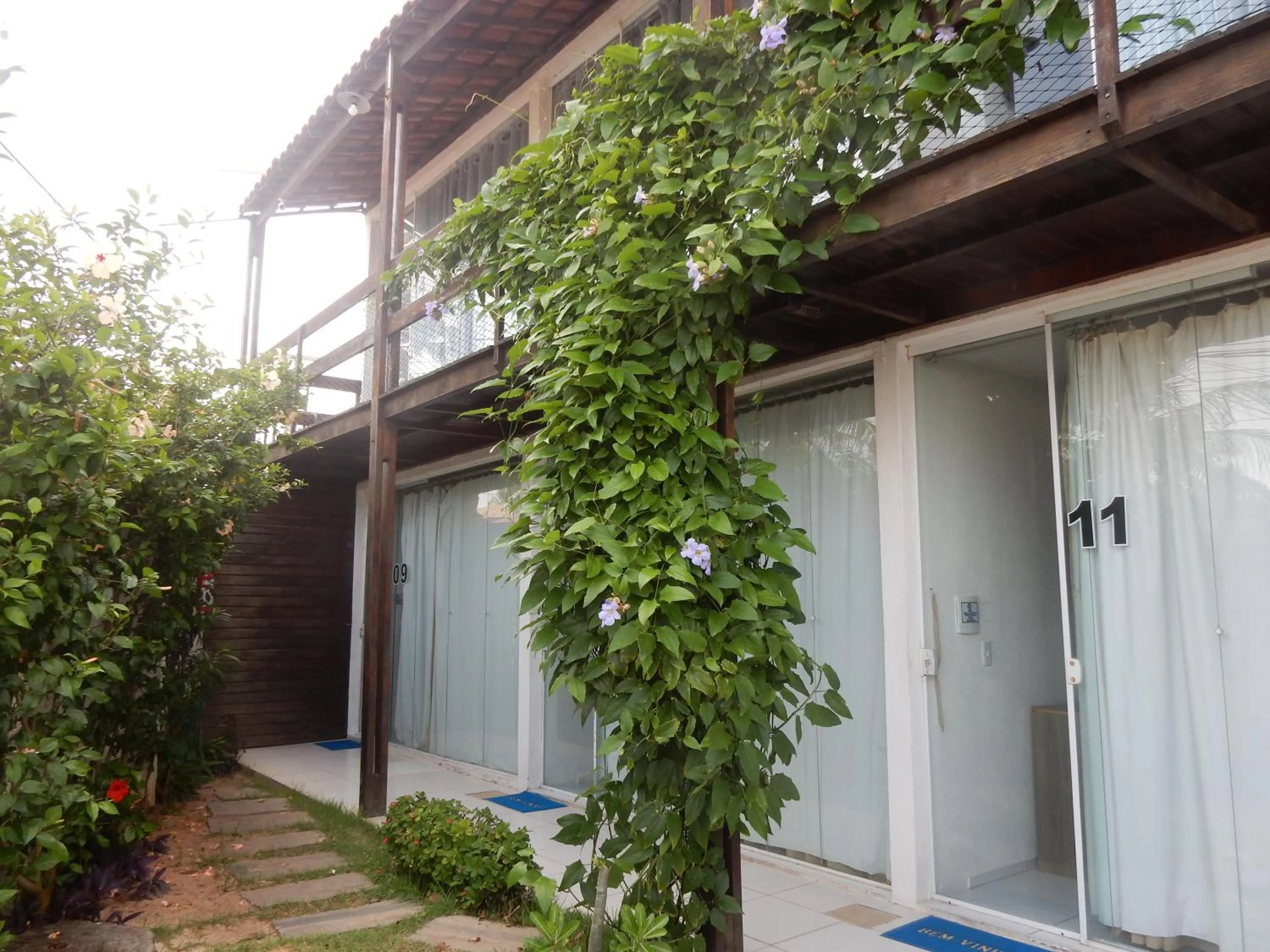 Garden in Pousada Brisa da Canoa