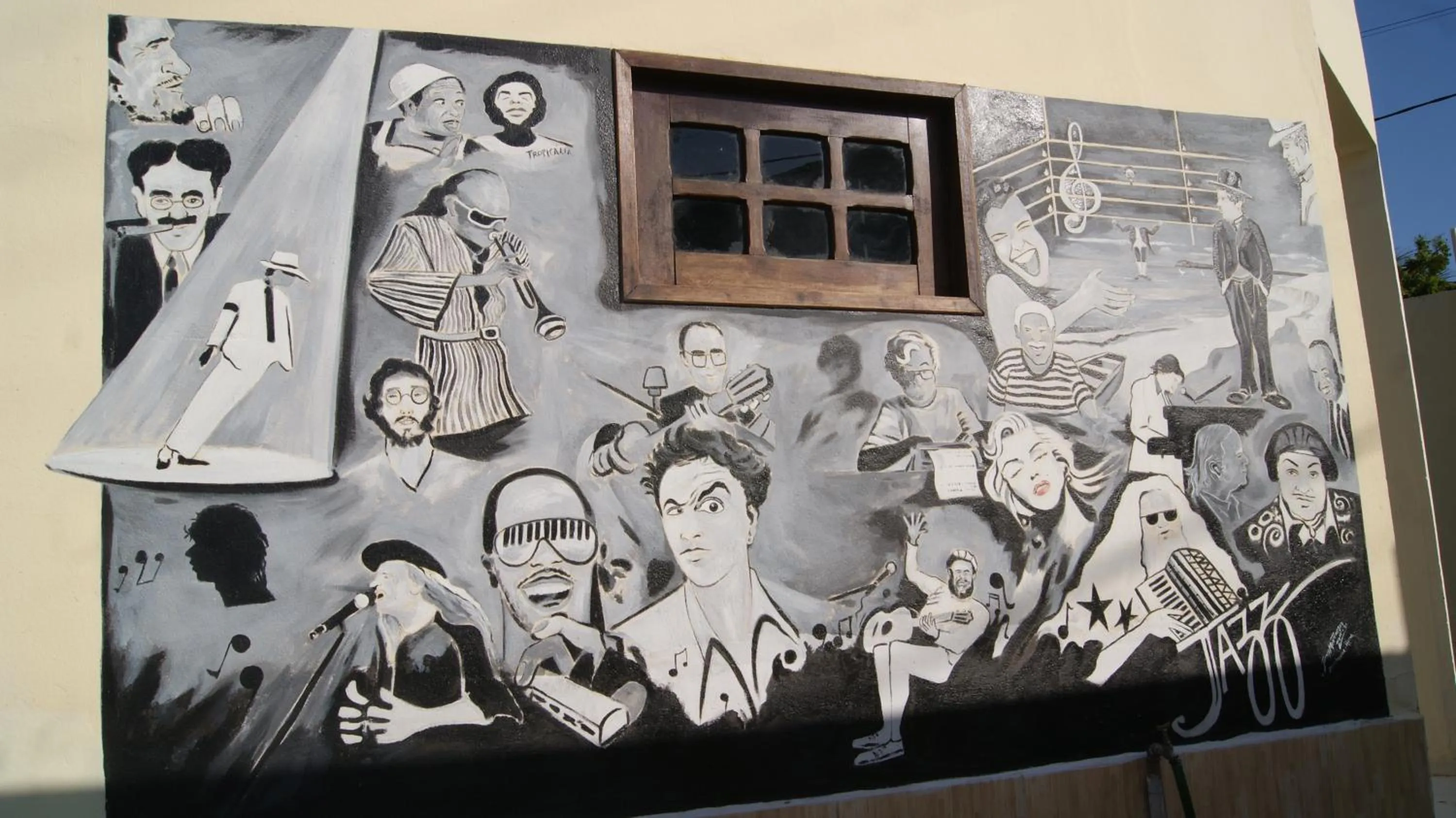 Garden view in Pousada Brisa da Canoa