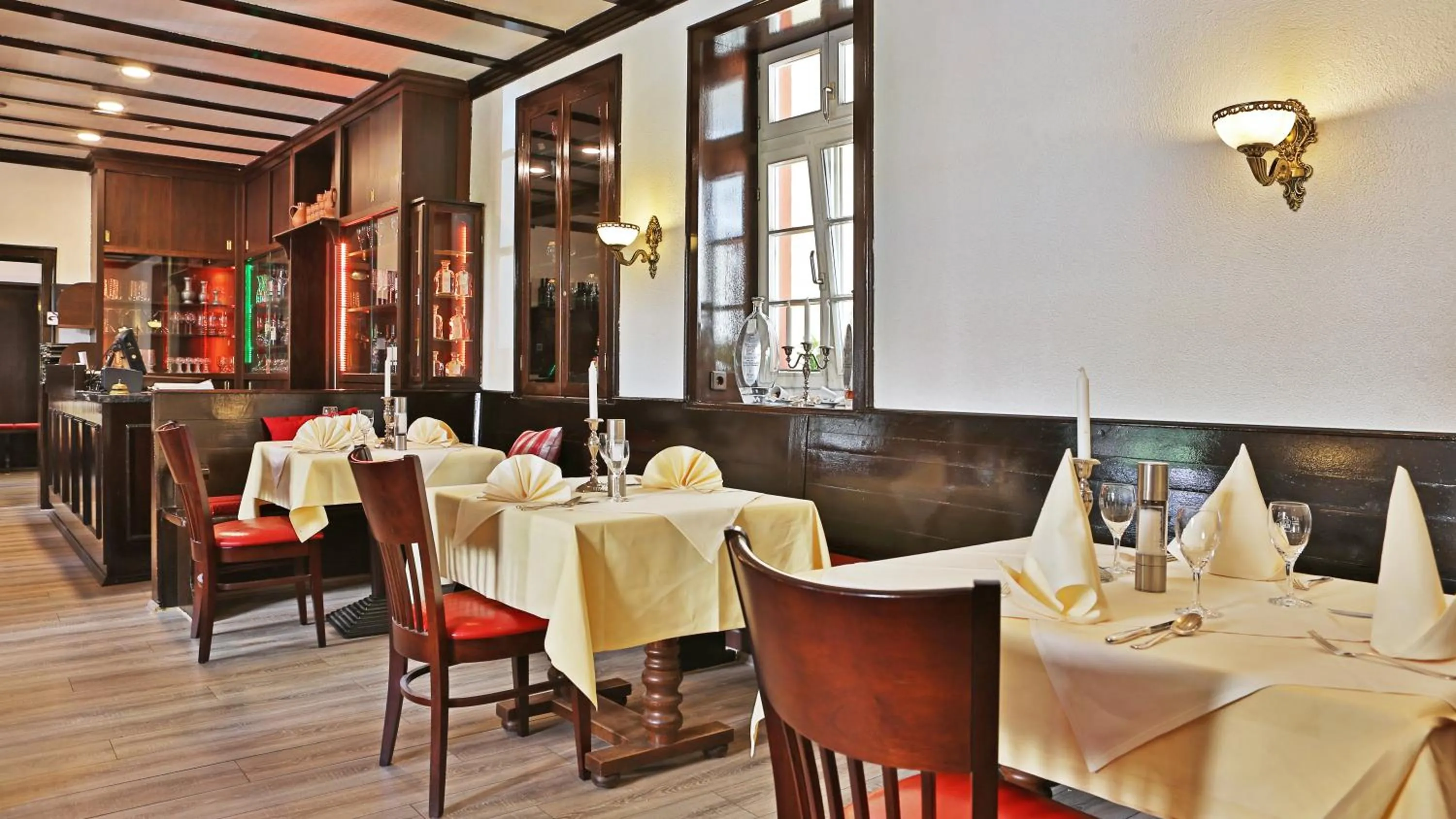 Dining area in Das Lamm Heidelberg