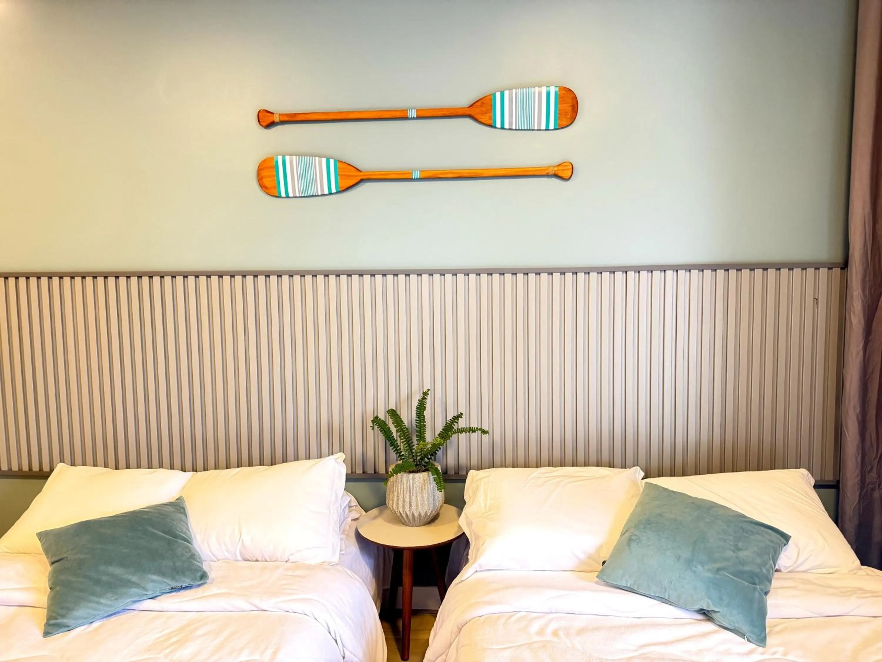 Bed in Pousada Doce Lar