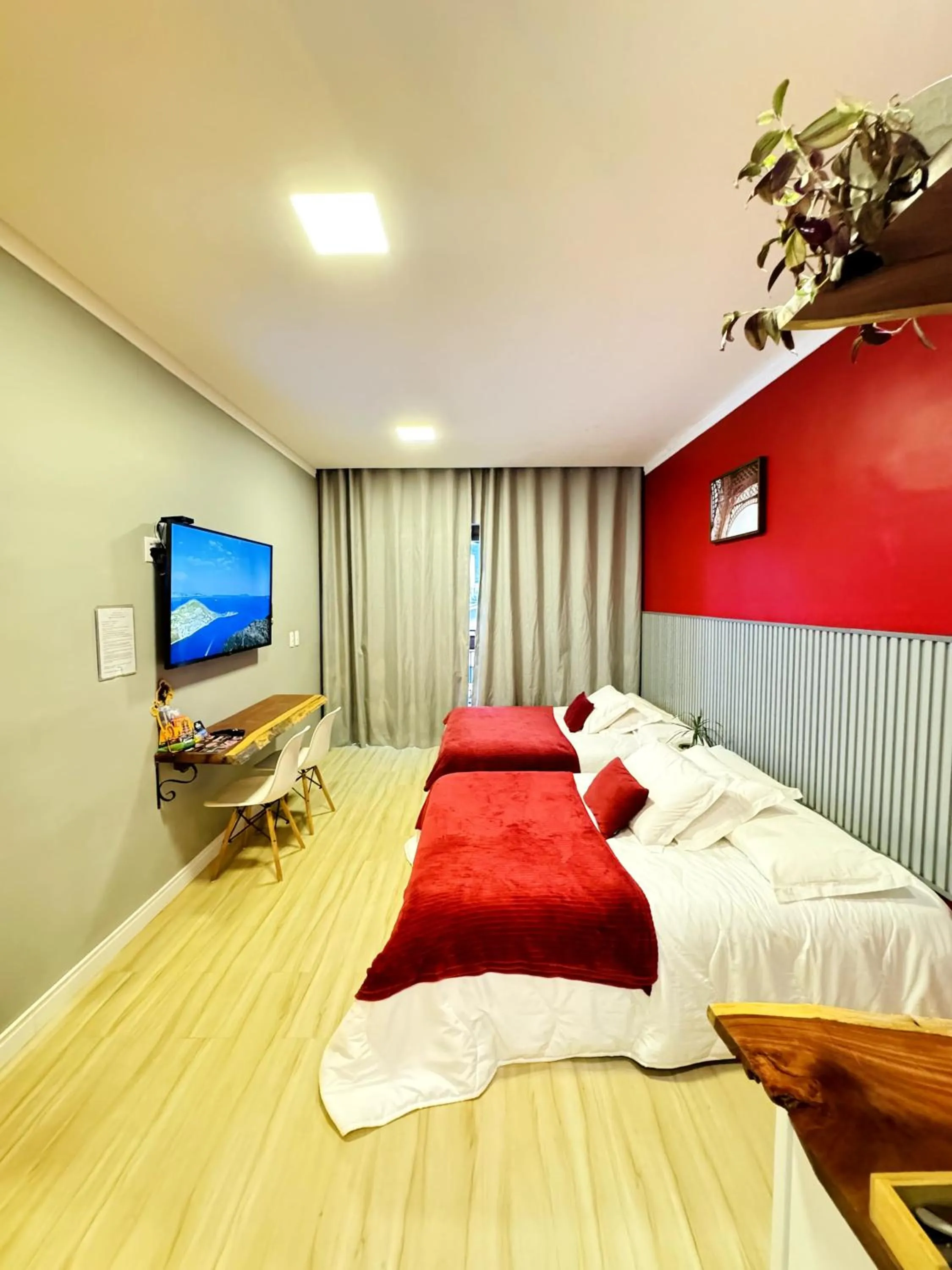 Bed in Pousada Doce Lar