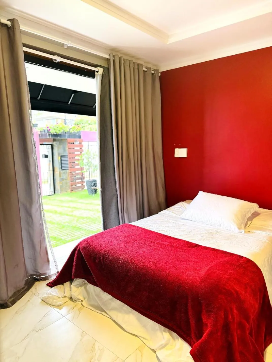 Bed in Pousada Doce Lar