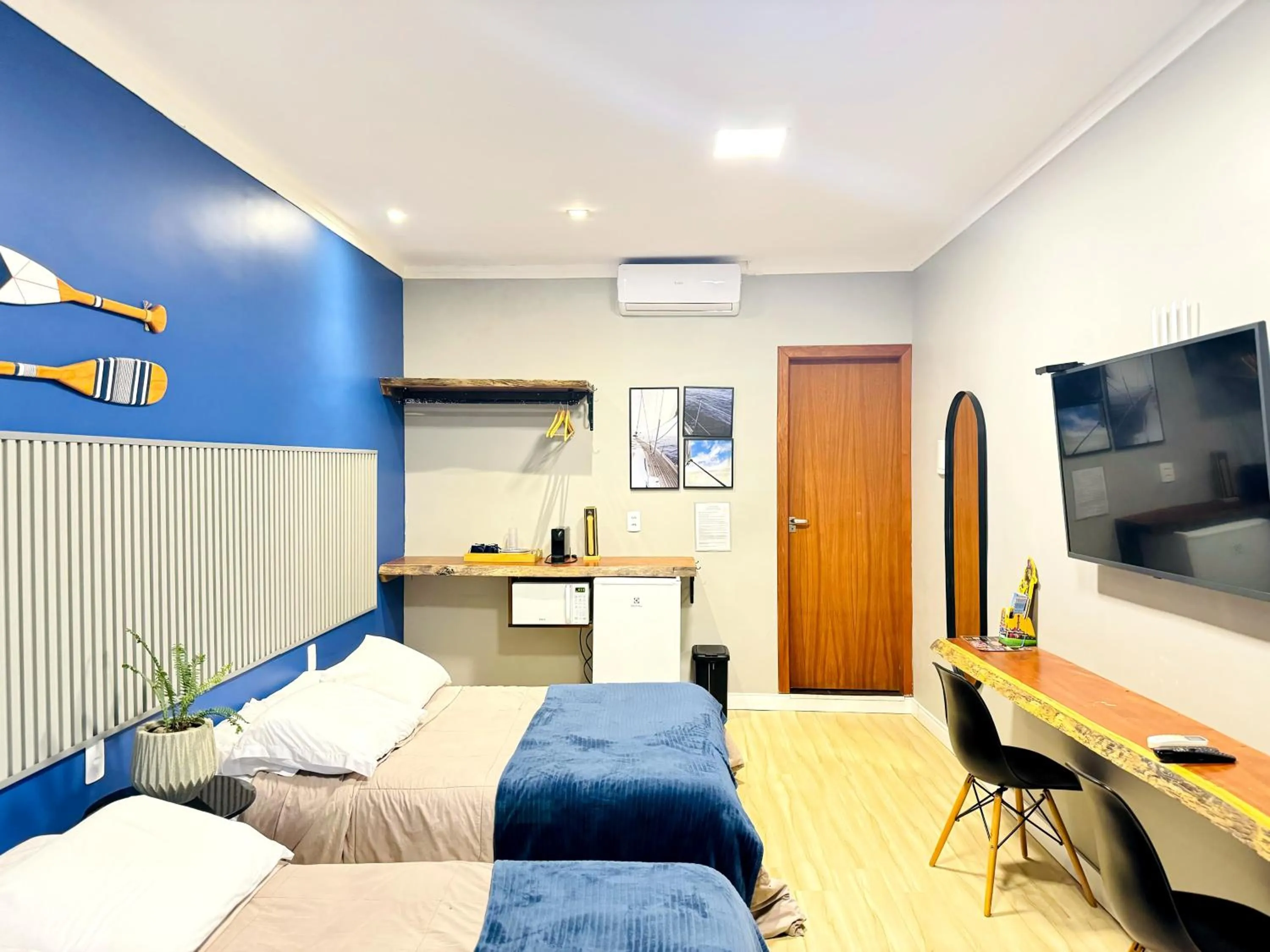 Bed in Pousada Doce Lar