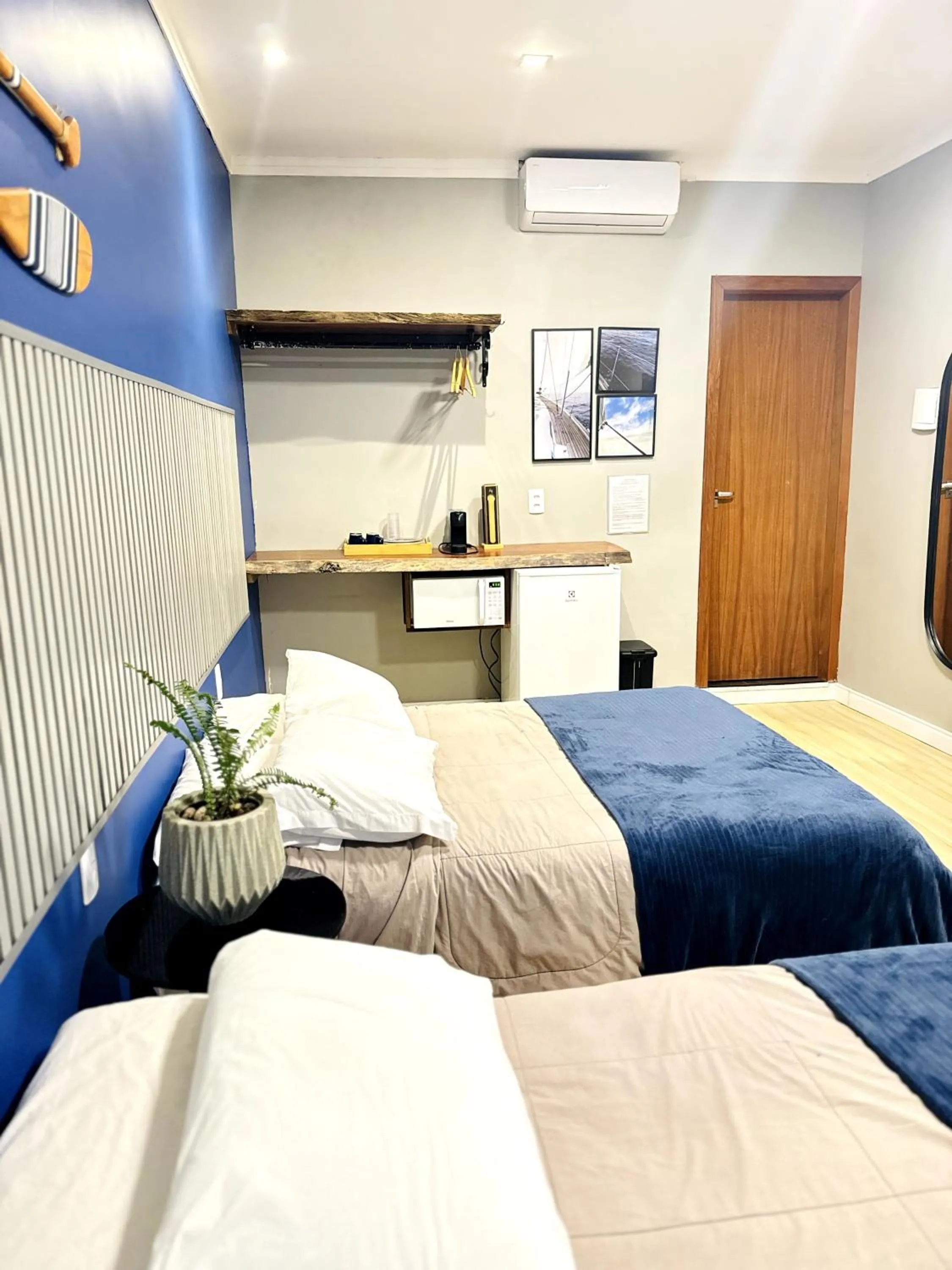 Bed in Pousada Doce Lar