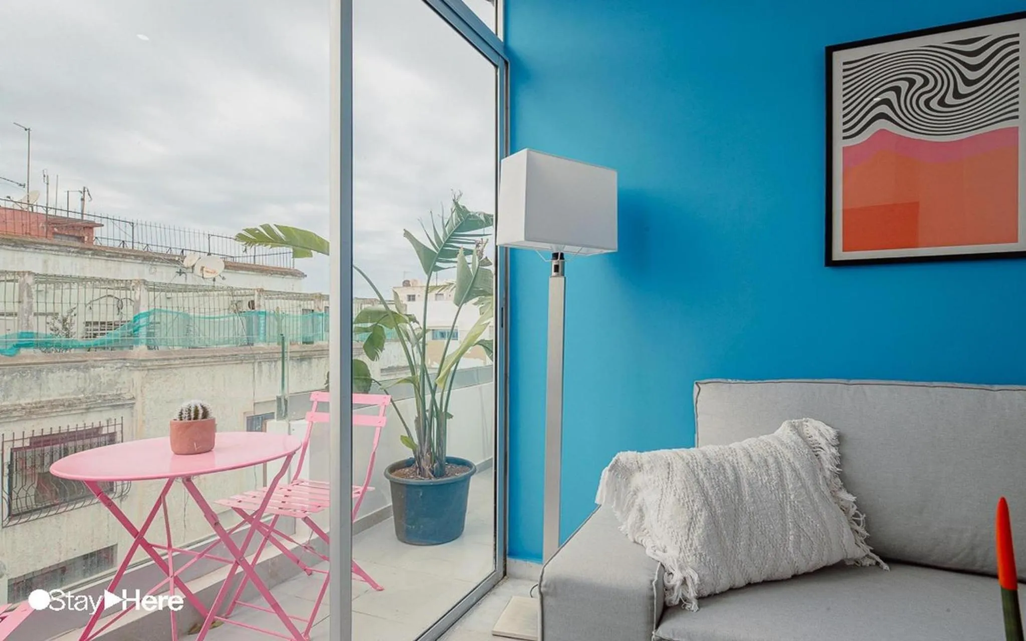 Living room in Stayhere Rabat - Agdal 2 - Classic Residence