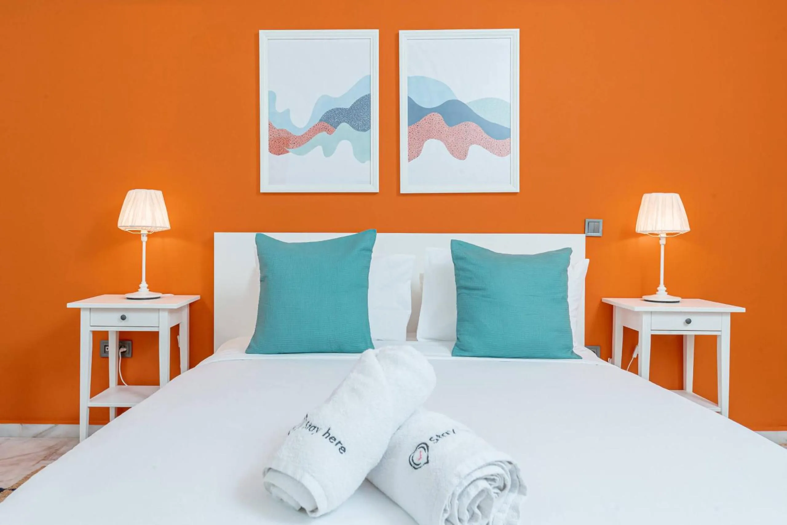 Bedroom, Bed in Stayhere Rabat - Agdal 2 - Classic Residence