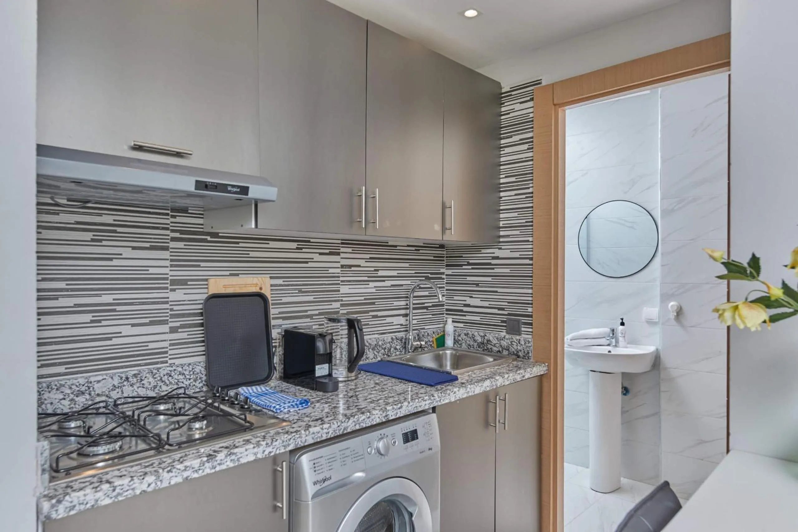 Kitchen or kitchenette in Stayhere Rabat - Agdal 2 - Classic Residence