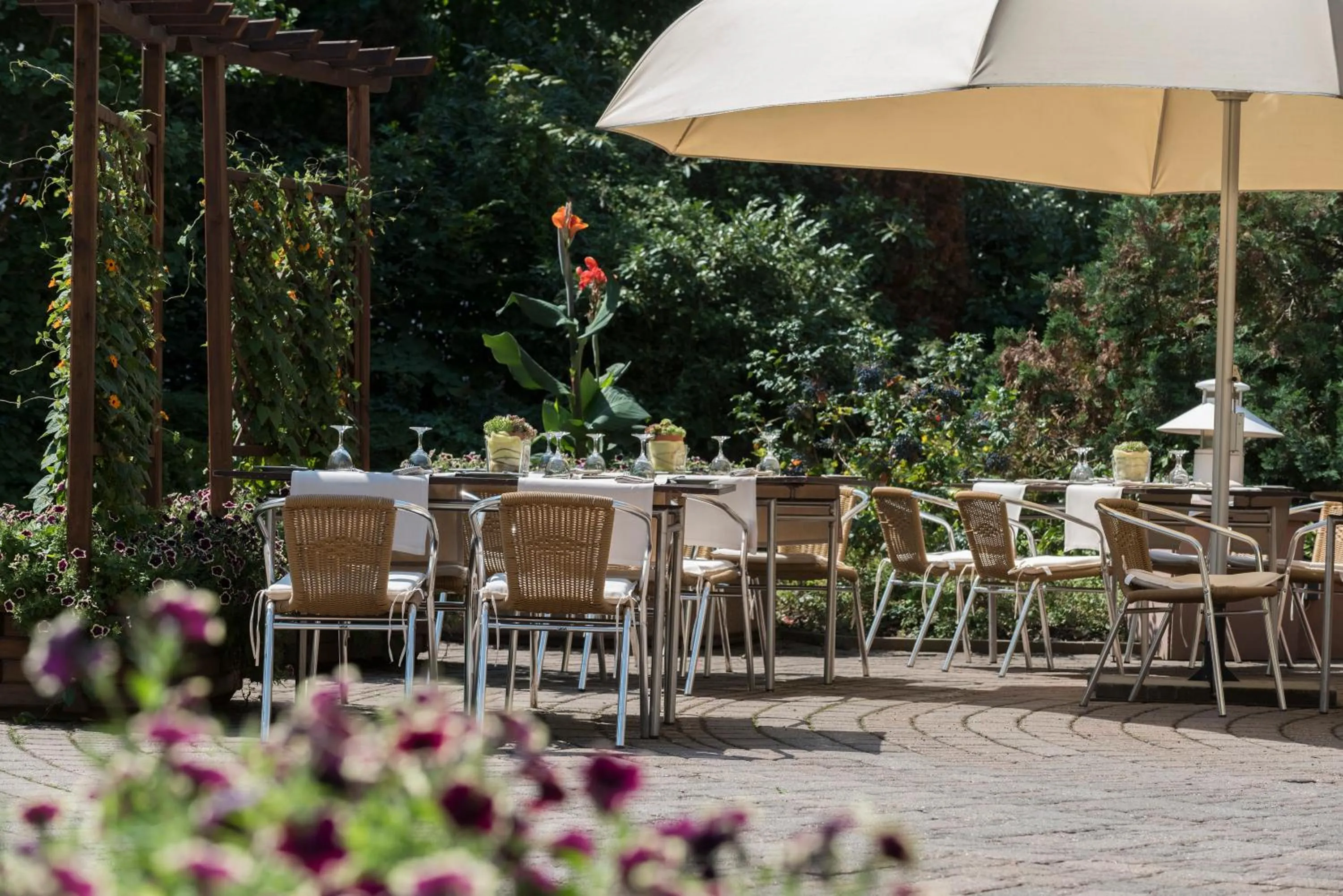 Balcony/Terrace in Radisson Blu Hotel Halle-Merseburg