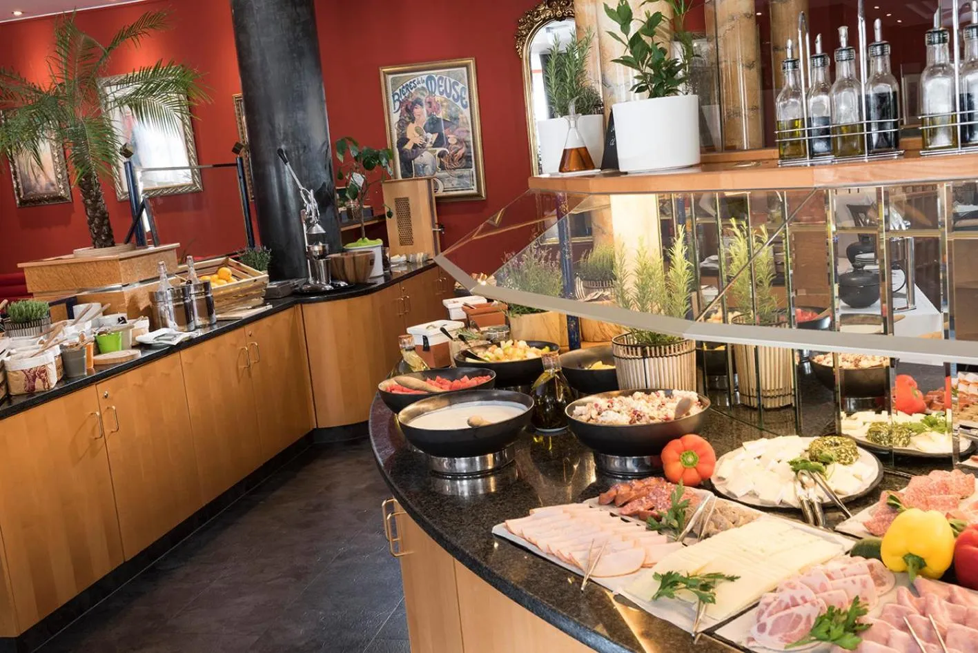 Buffet breakfast in Radisson Blu Hotel Halle-Merseburg