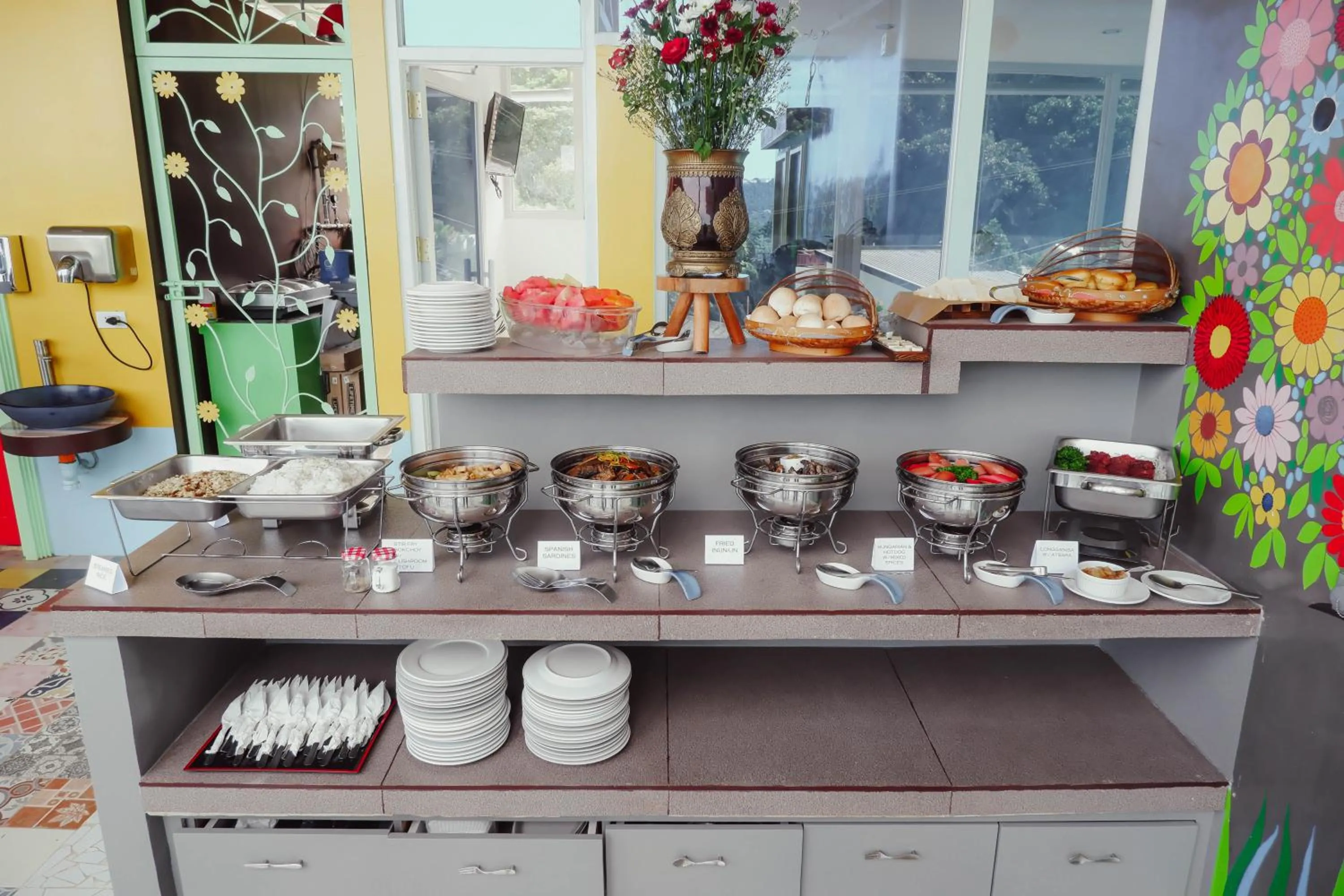 Food and drinks in Our Story Boutique Hotel