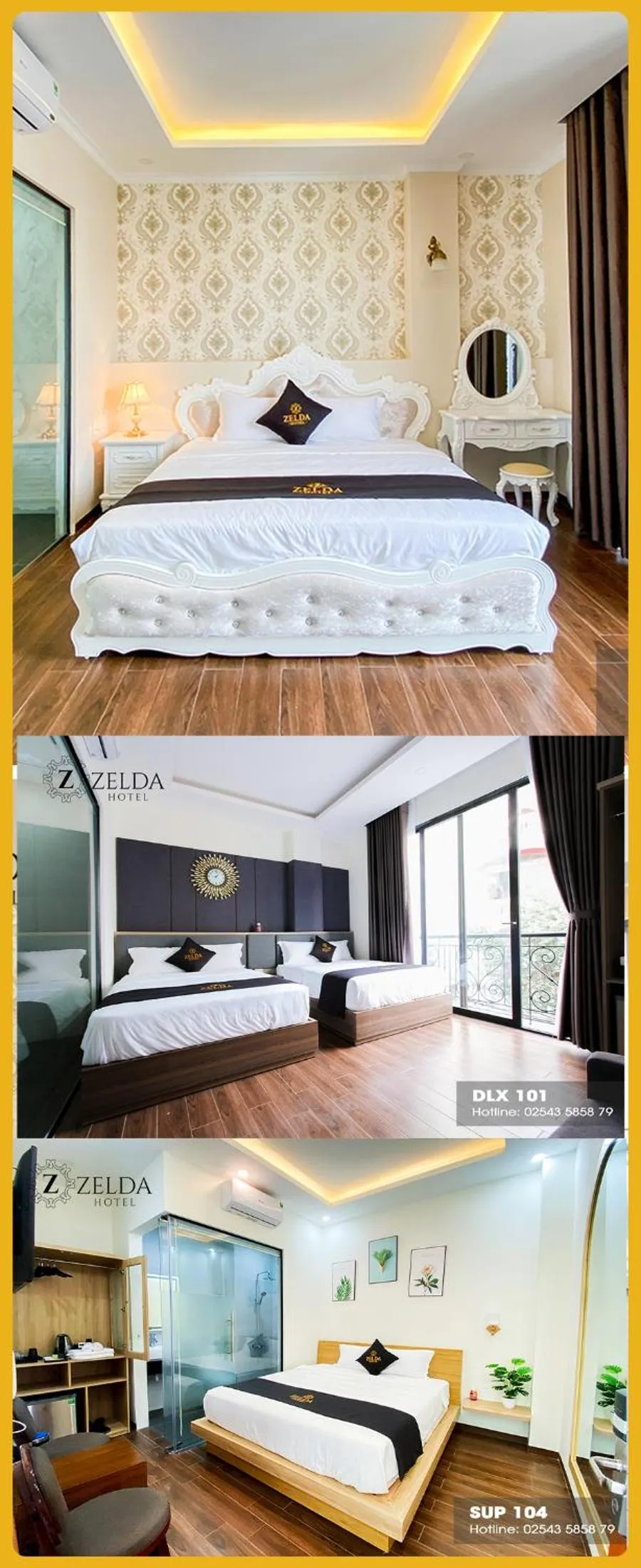 Bed in ZELDA hotel