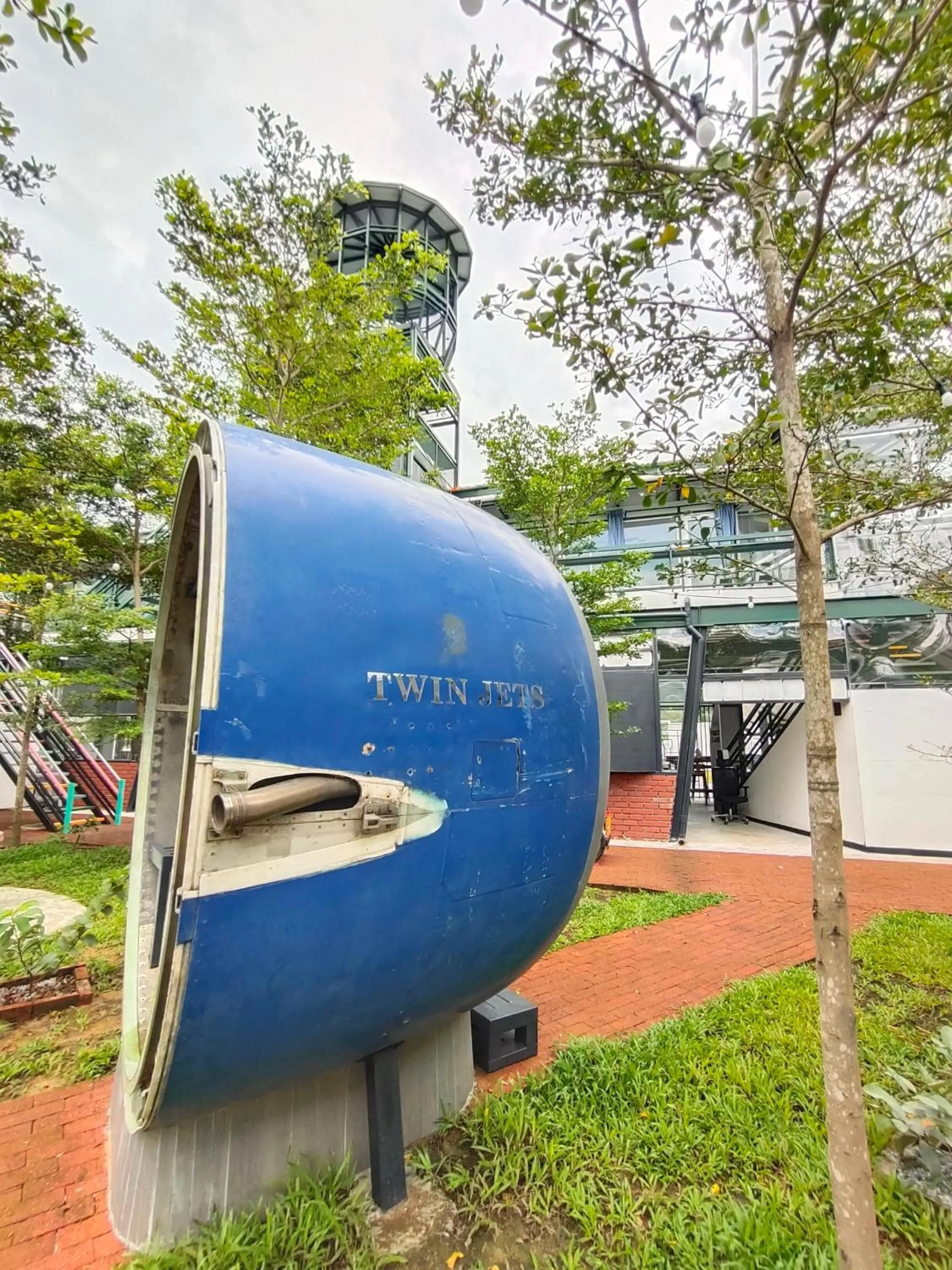 Garden view in Twin Jets Resort